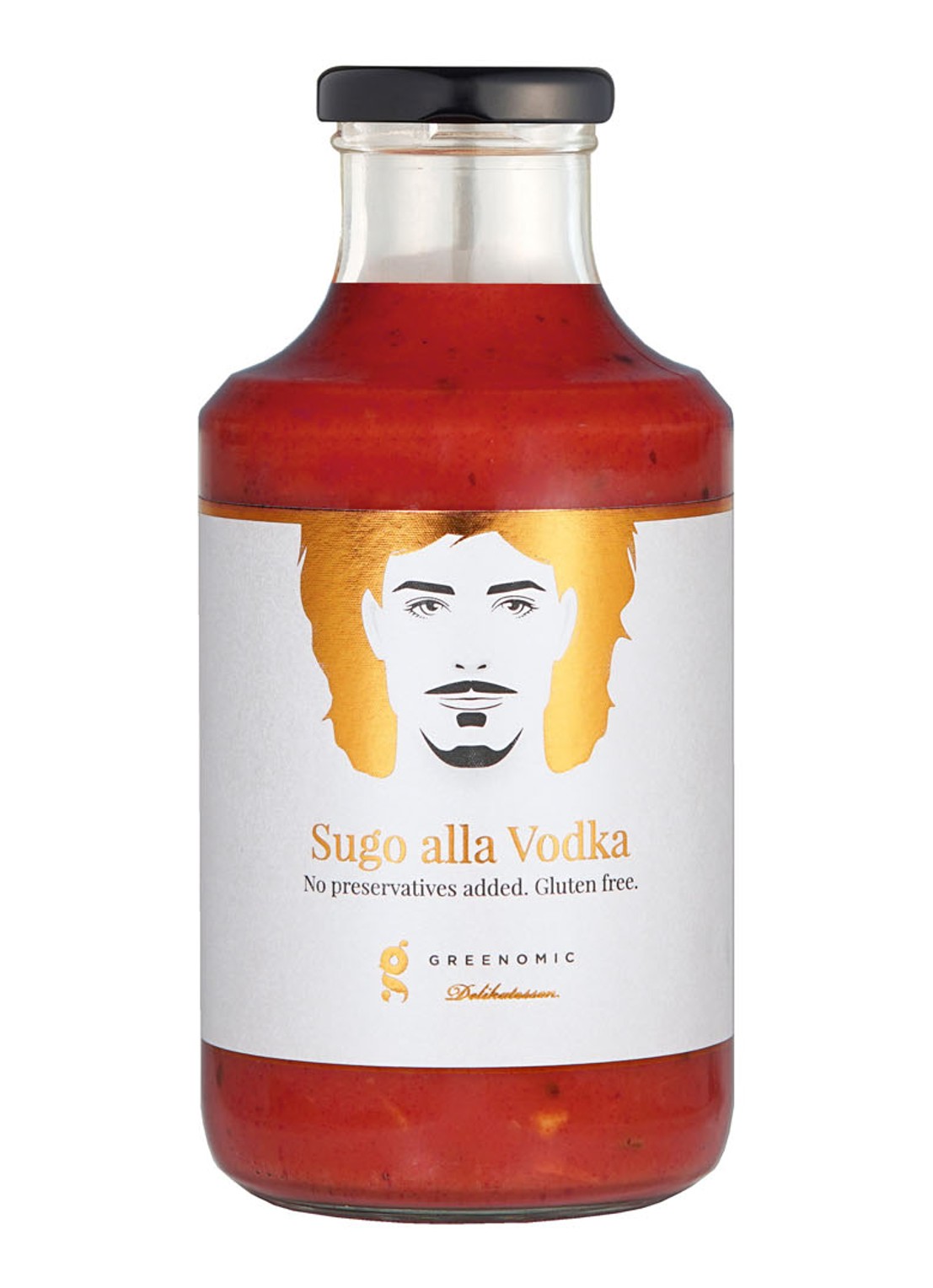 Greenomic Pastasaus Alla Vodka 500 gram - voorkant undefined
