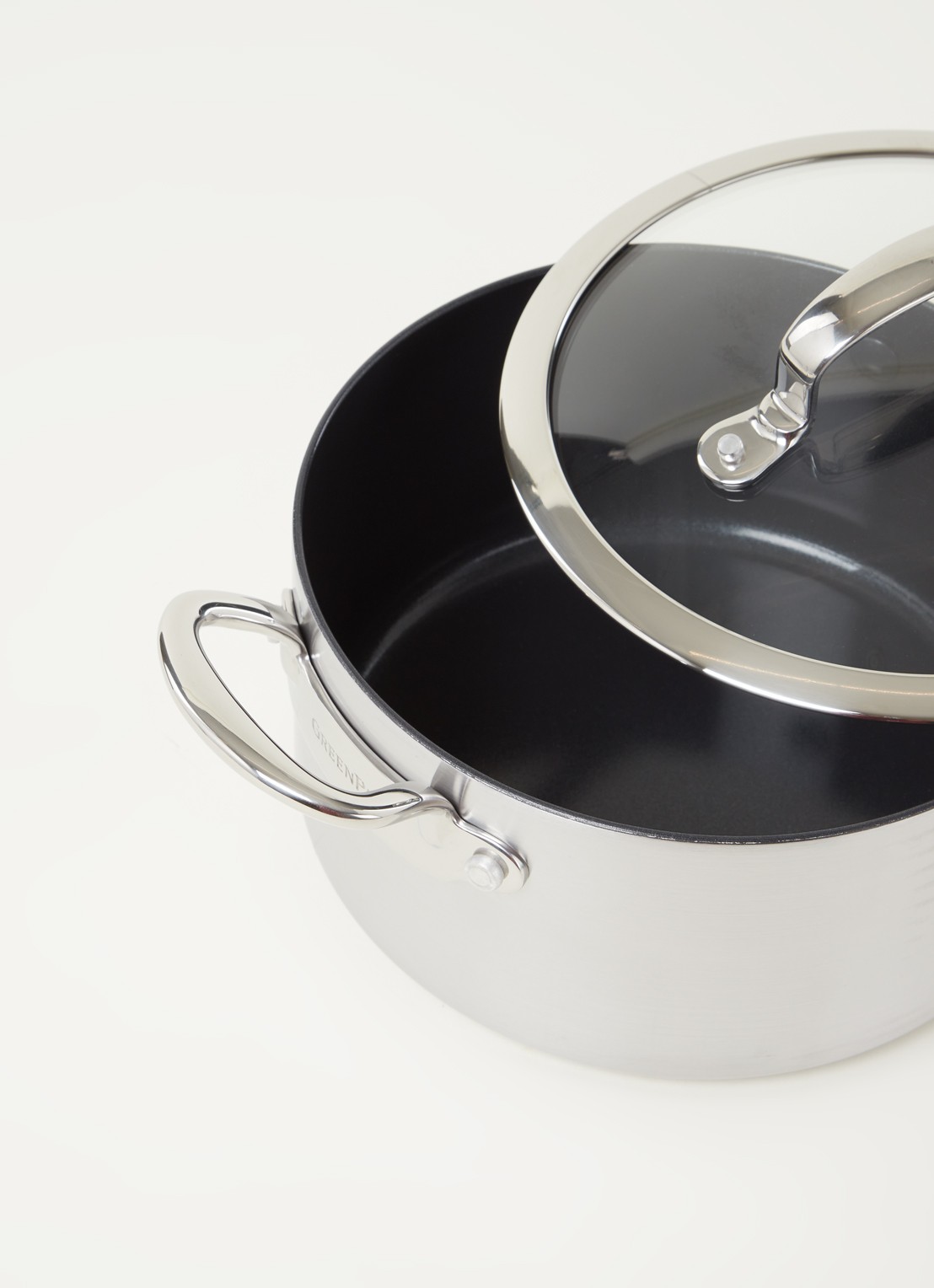 GreenPan Barcelona Evershine kookpan Ø20 cm - detail 2 zilver