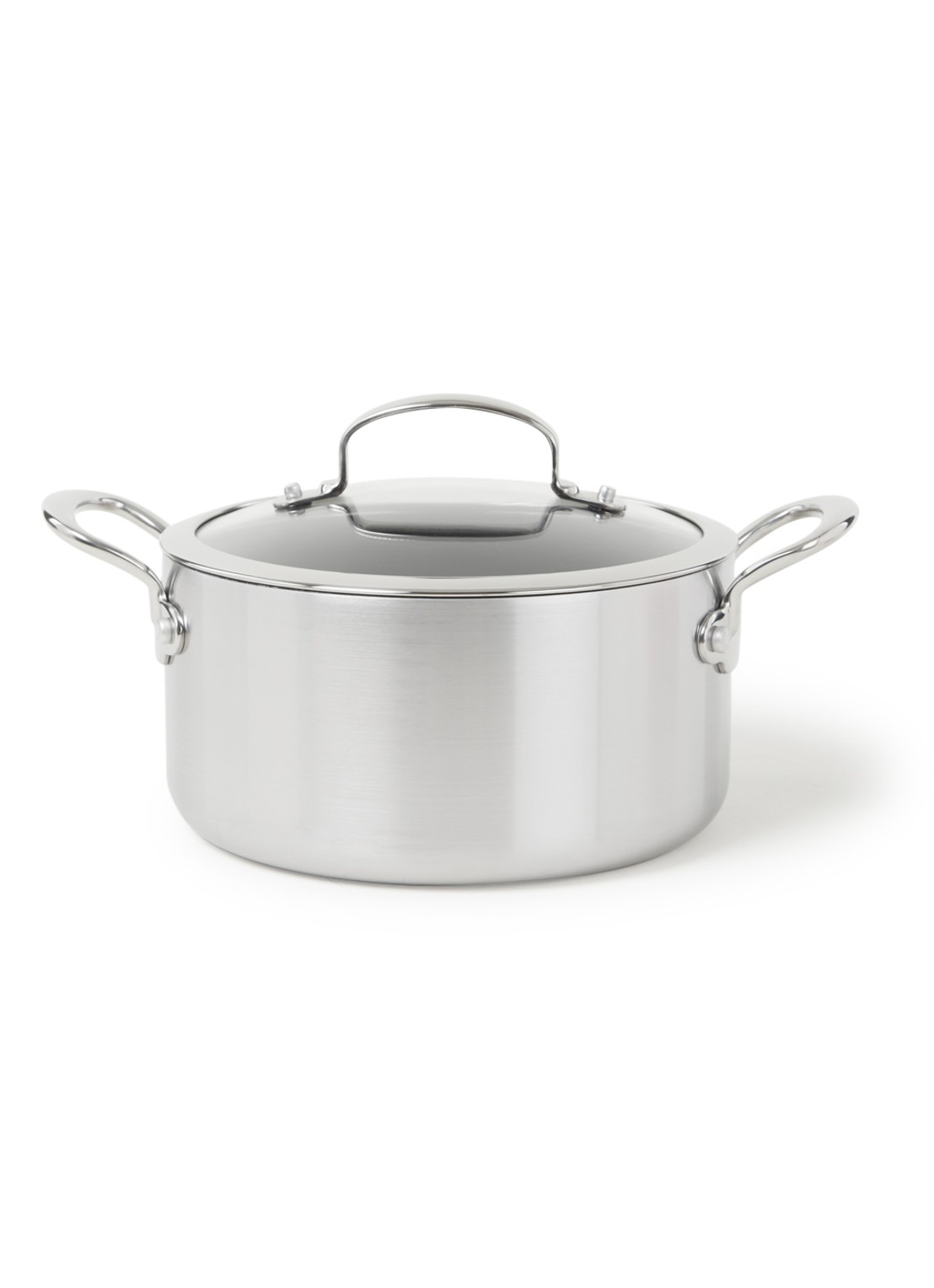 GreenPan Barcelona Evershine kookpan Ø20 cm - voorkant zilver