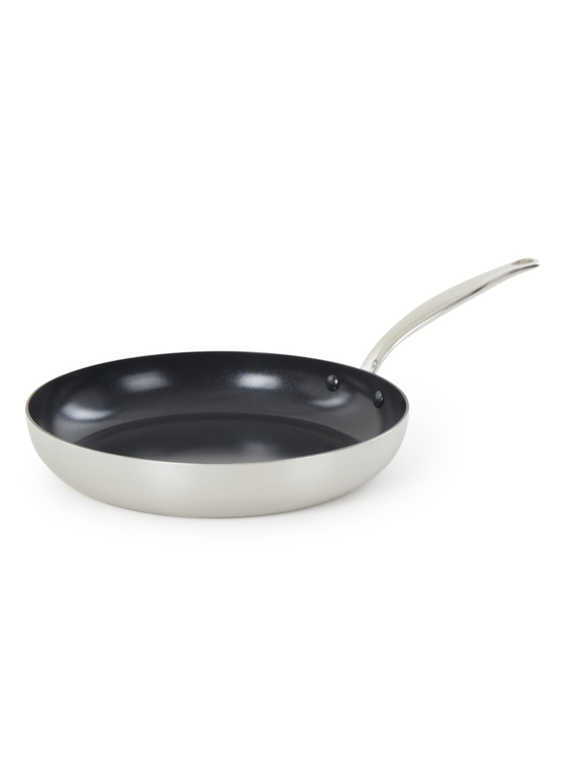 GreenPan Barcelona koekenpan Ø30 cm - voorkant 2 zilver