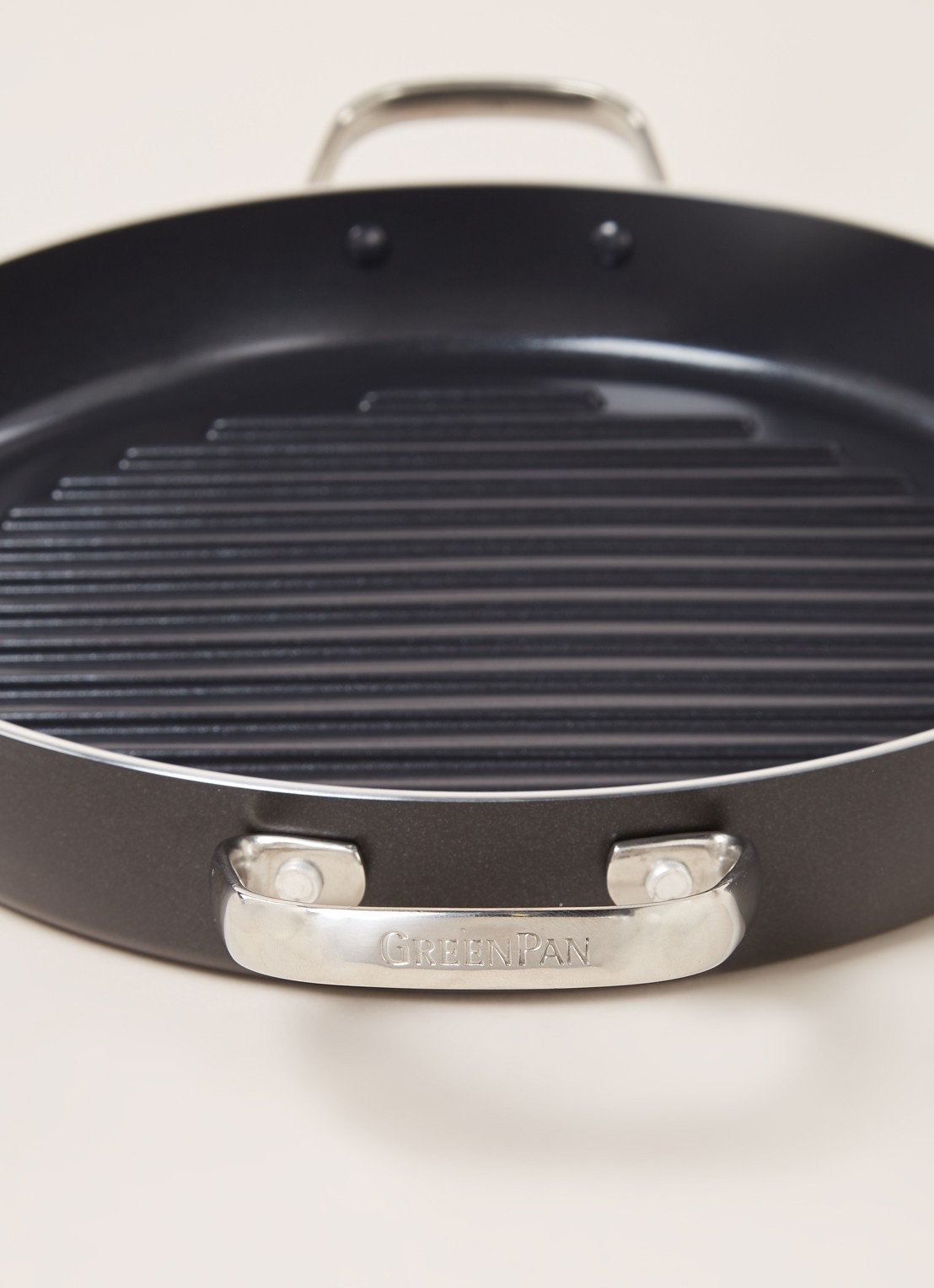 GreenPan Essentials grillpan Ø28 cm - detail 2 zwart