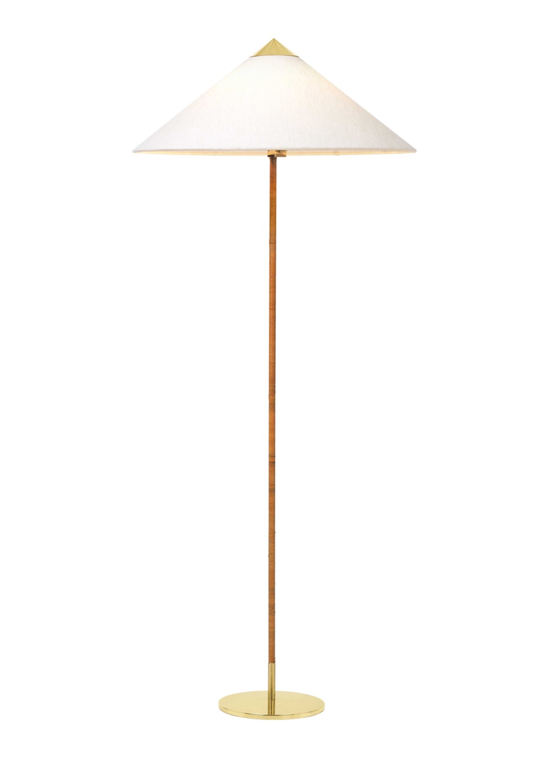 Gubi 9602 vloerlamp - voorkant gebroken wit