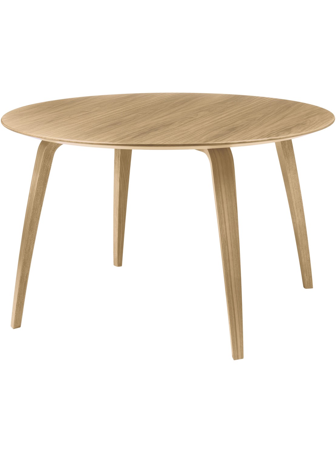 Gubi Eettafel Ø120 cm - voorkant beige