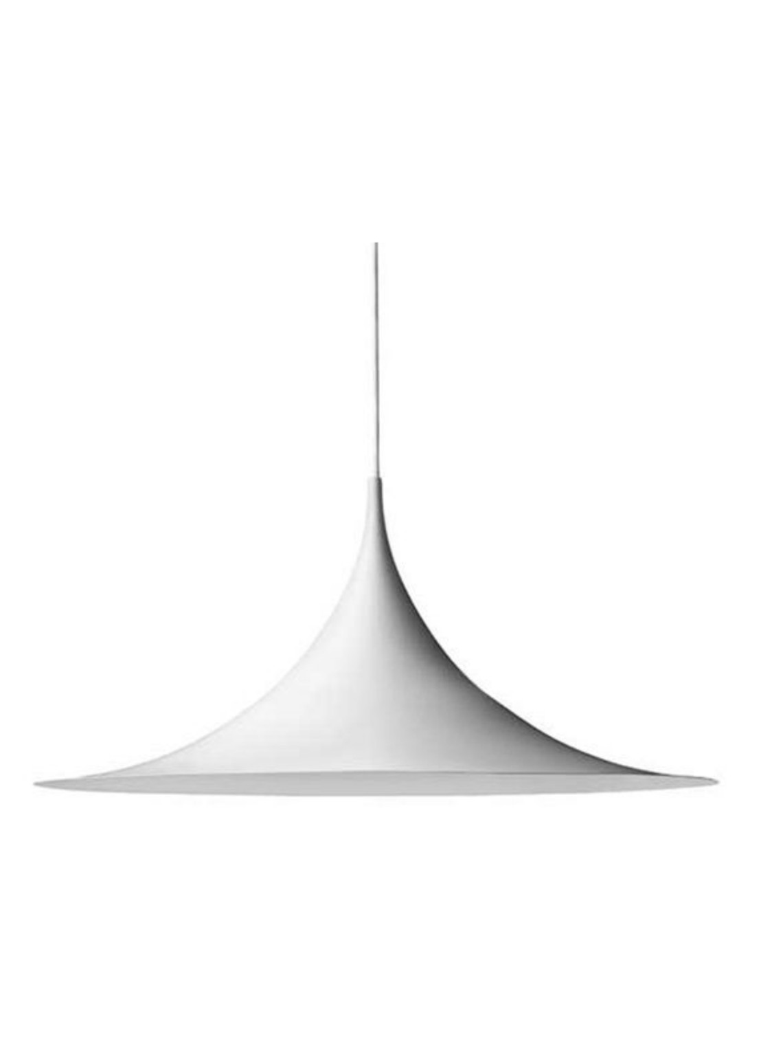 Gubi Semi hanglamp Ø 30 cm - voorkant wit