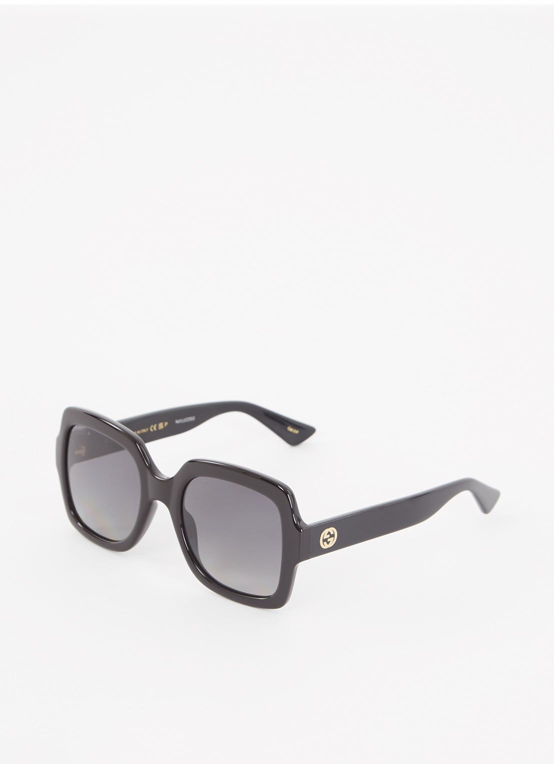 Gucci Butterfly zonnebril gepolariseerd GG1337S - voorkant 4 zwart