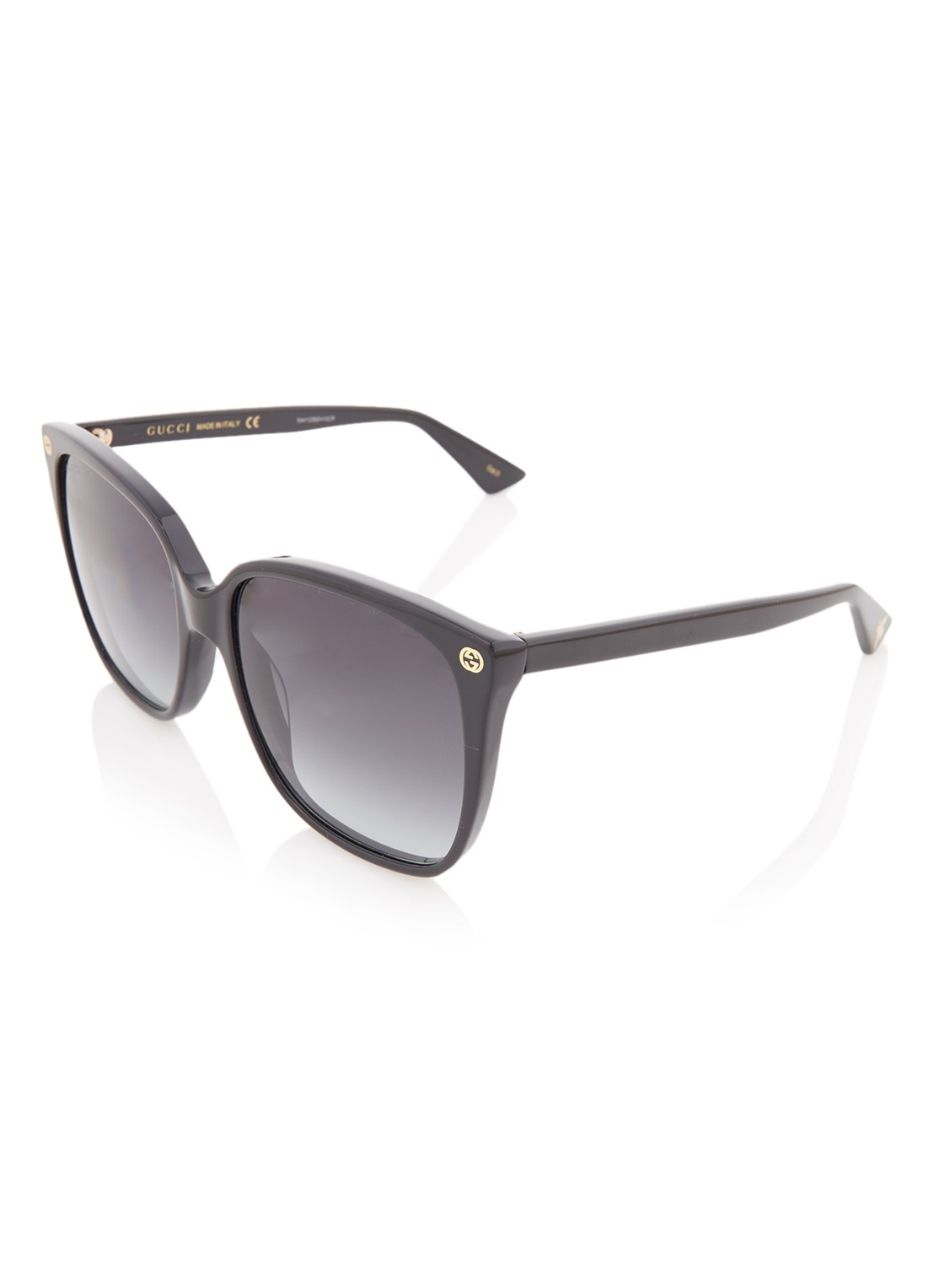 Gucci Butterfly zonnebril GG0022S - voorkant zwart