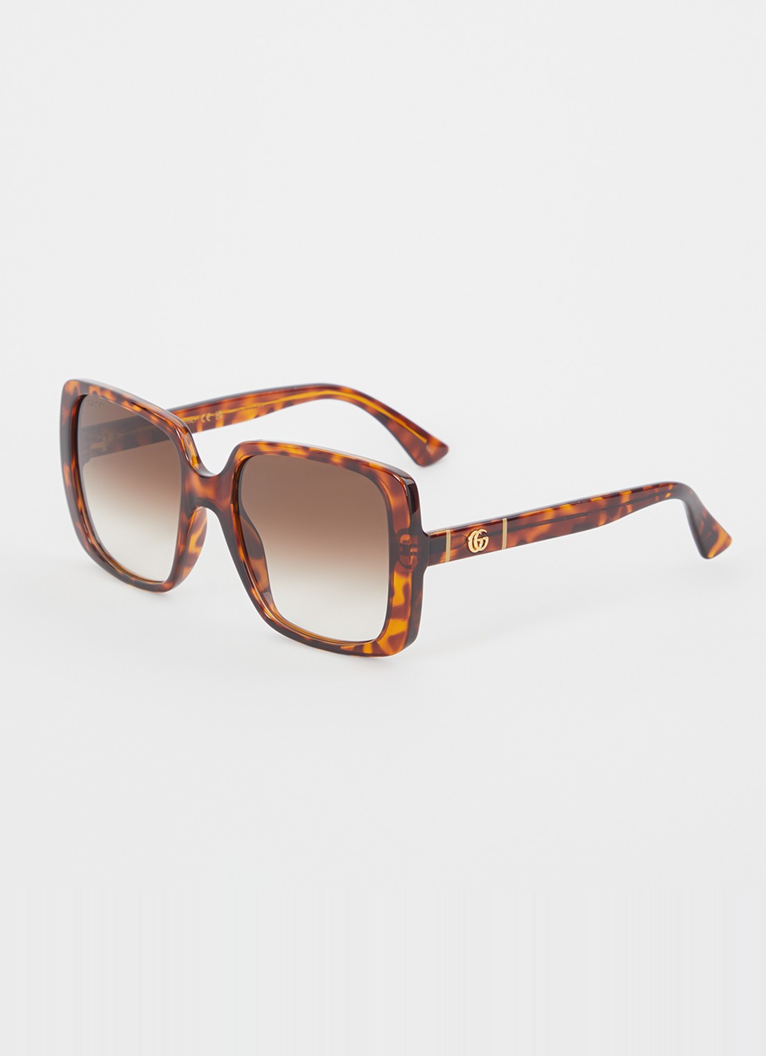 Gucci Butterfly zonnebril GG0632S - voorkant 4 bruin