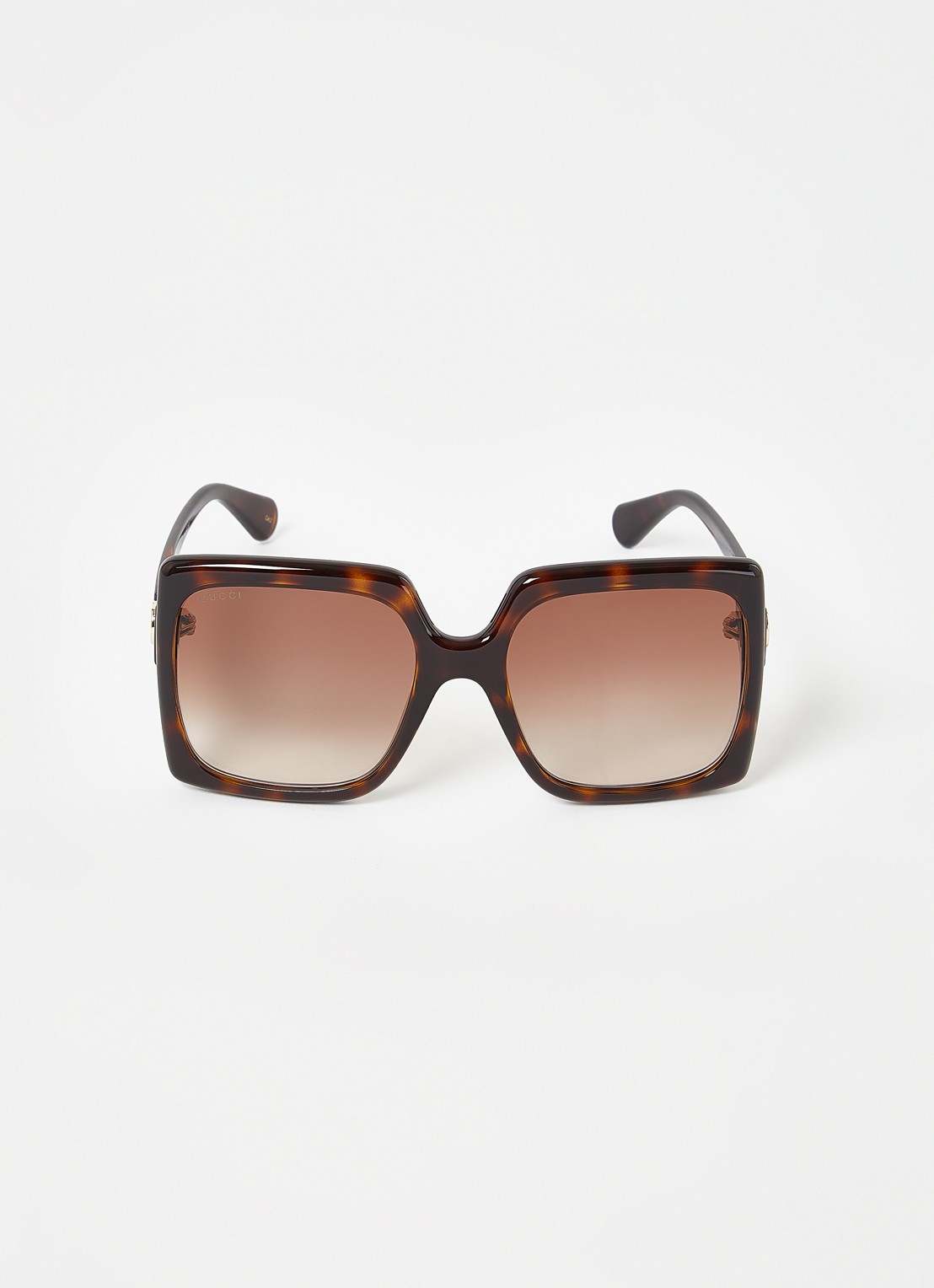 Gucci Butterfly zonnebril GG0876S - voorkant 2 donkerbruin