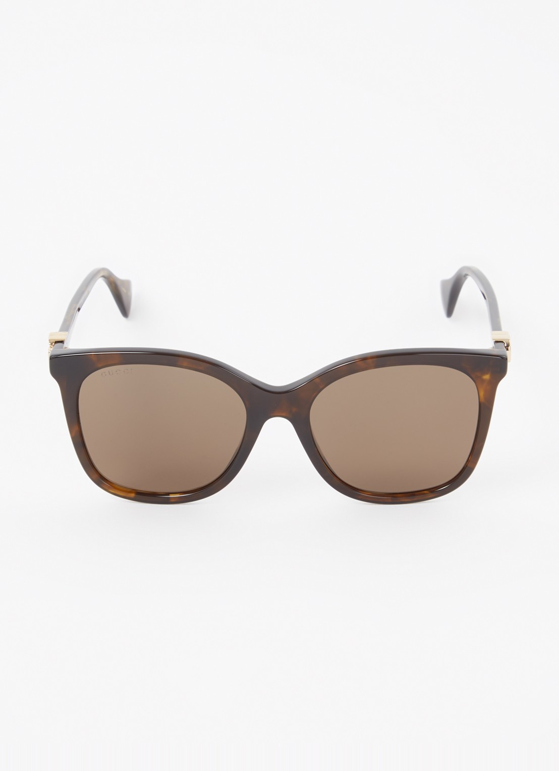 Gucci Butterfly zonnebril GG1071S - detail donkerbruin