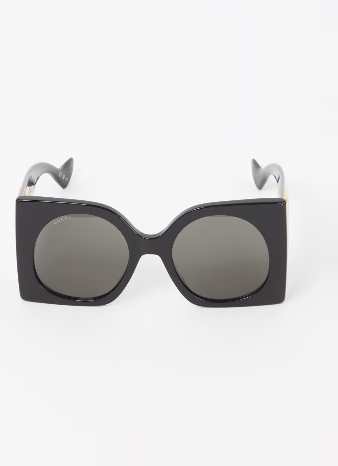 Gucci Butterfly zonnebril GG1254S - detail zwart