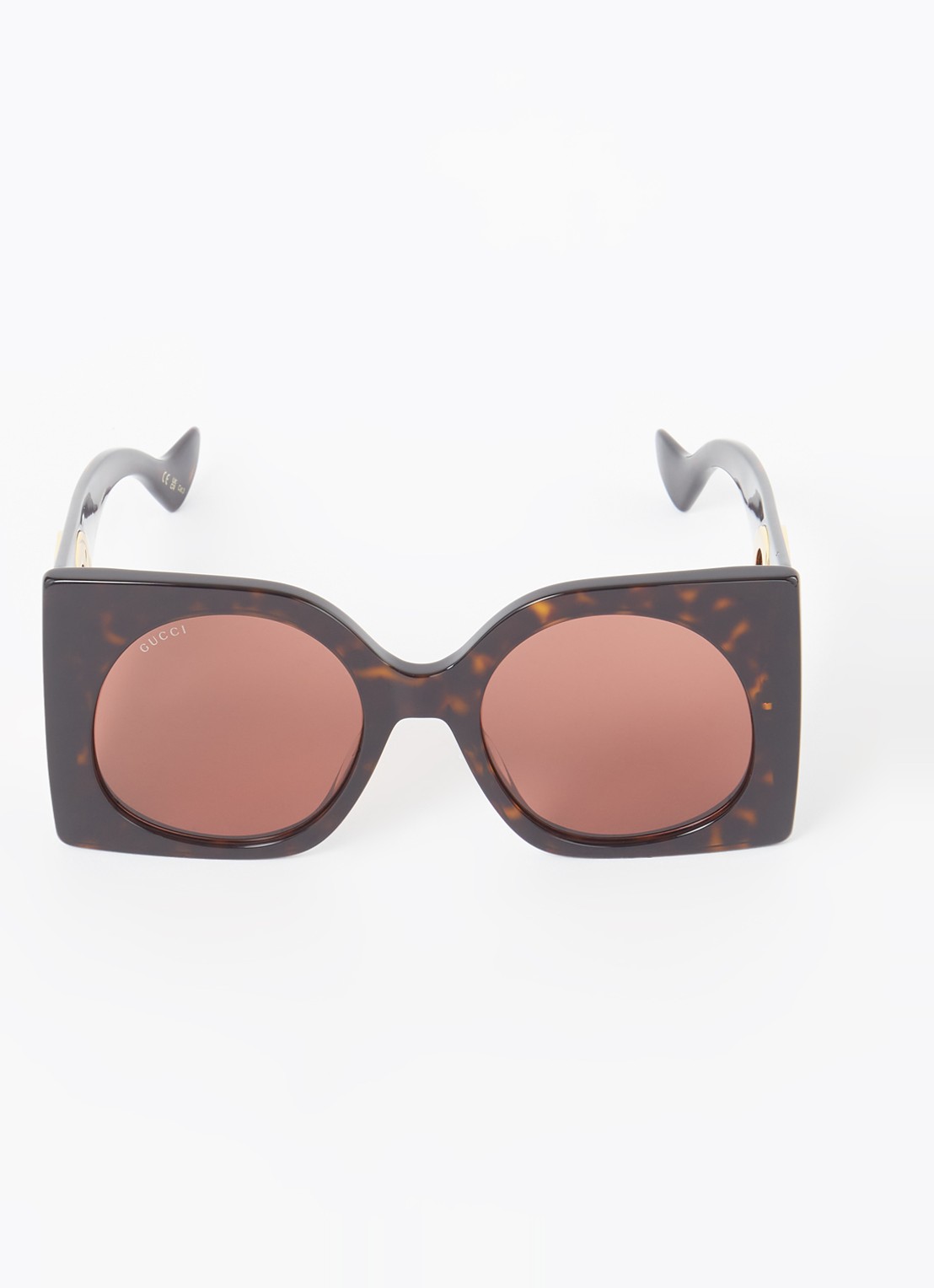 Gucci Butterfly zonnebril GG1254S - detail donkerbruin