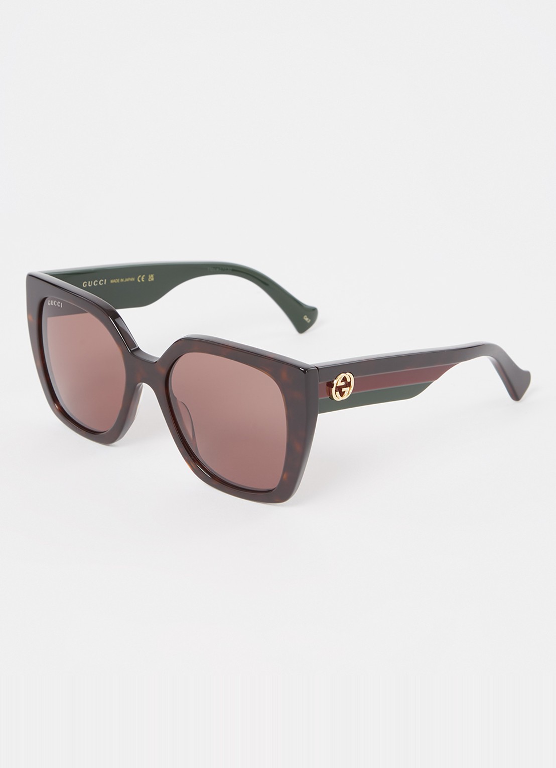 Gucci Butterfly zonnebril GG1300S - voorkant 4 bruin