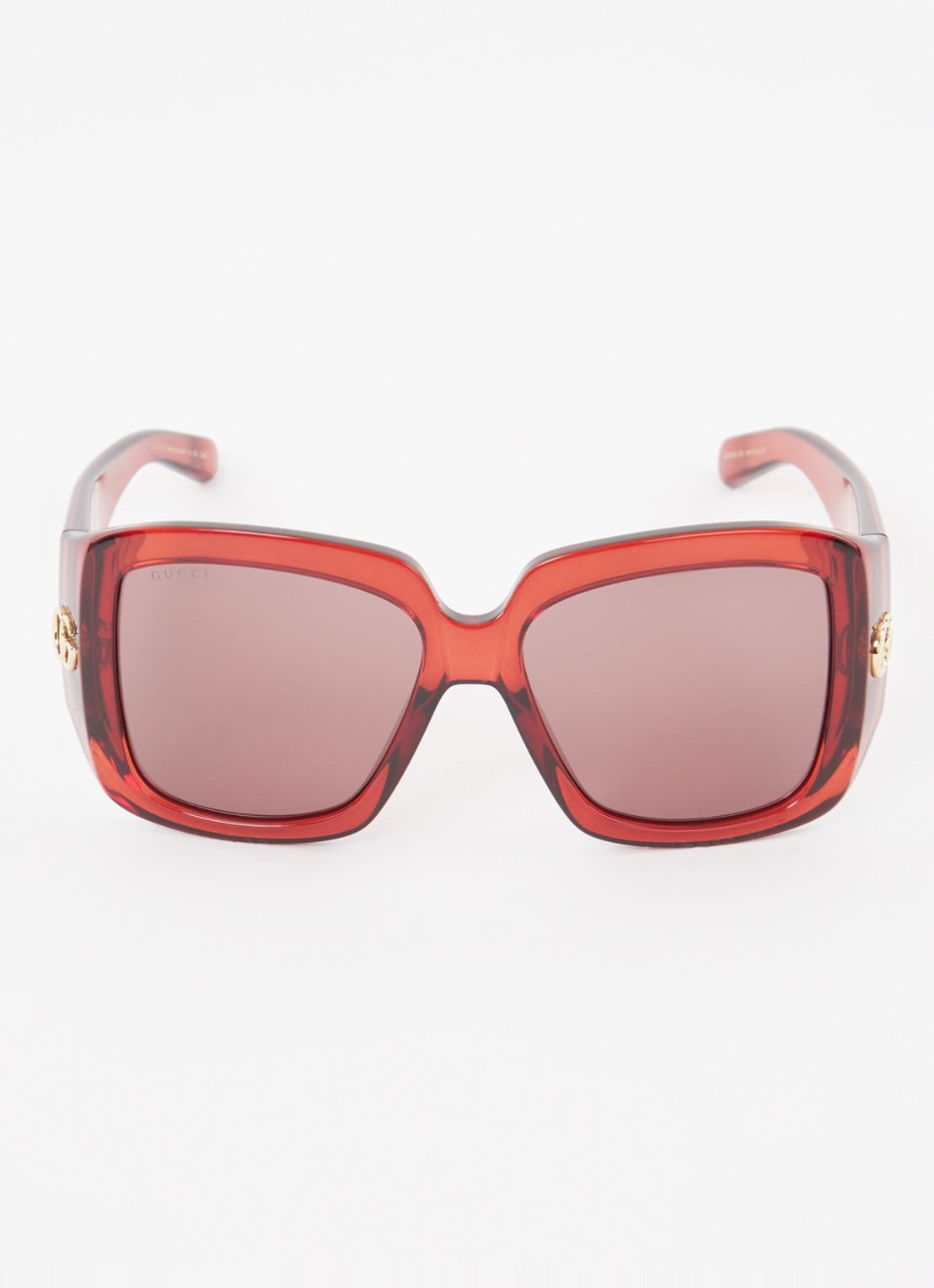 Gucci Butterfly zonnebril GG1402S - detail 3 bordeauxrood