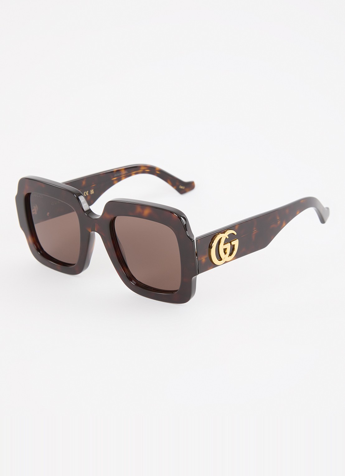 Gucci Butterfly zonnebril GG1547S - voorkant donkerbruin