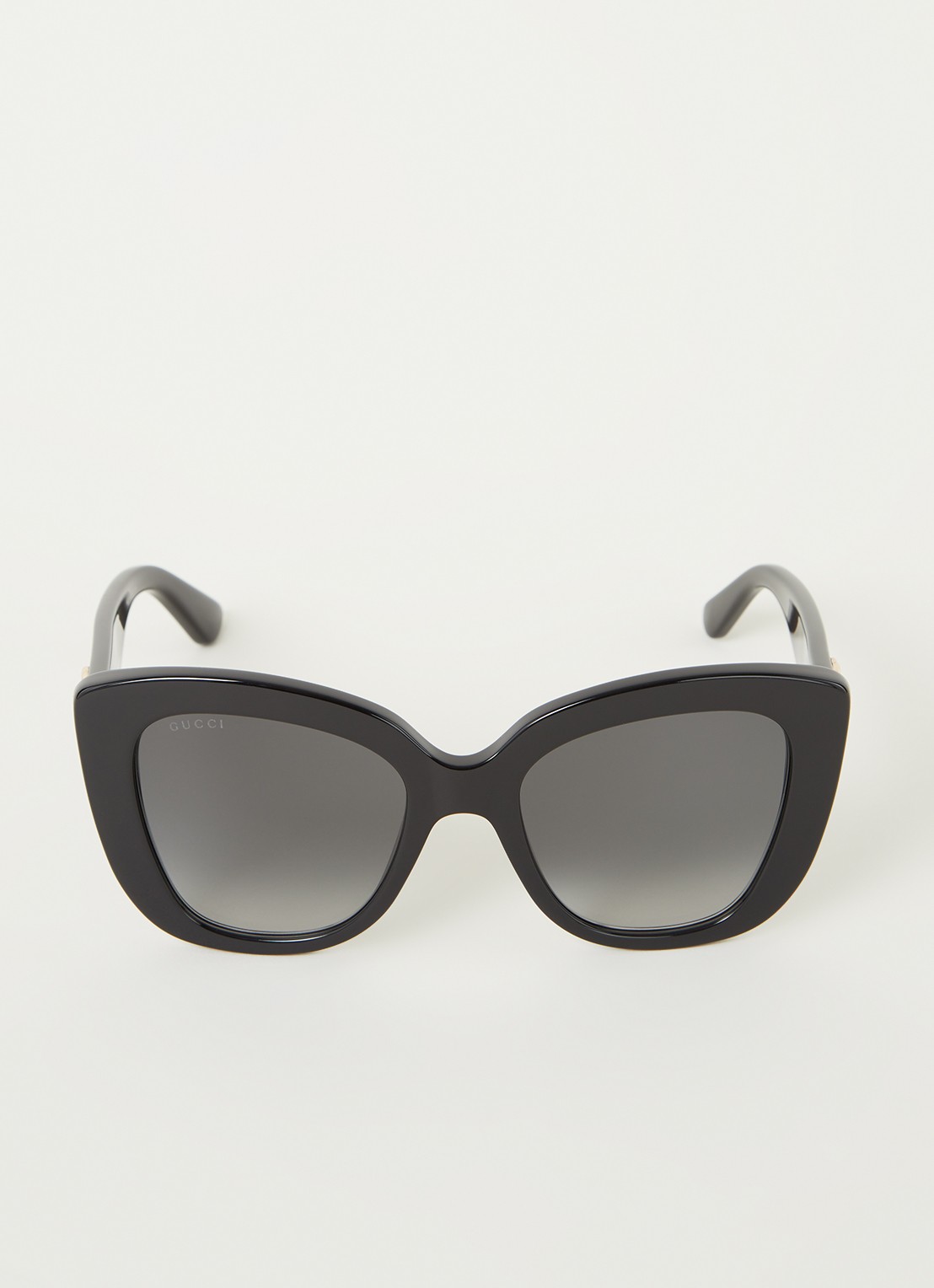 Gucci Cat Eye zonnebril GG0327S - detail zwart