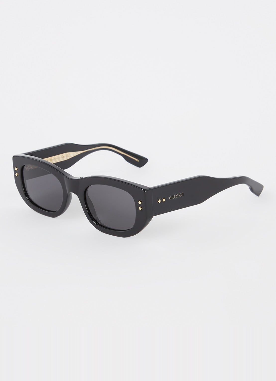 Gucci Cat Eye zonnebril GG1215S - voorkant 4 zwart