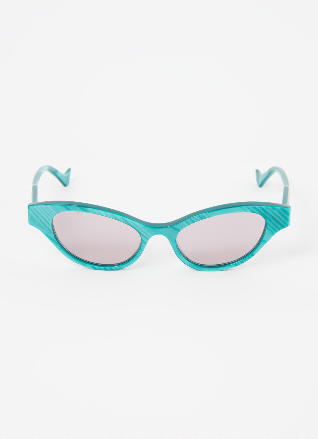 Gucci Cat Eye zonnebril GG1298  - detail 3 zeegroen