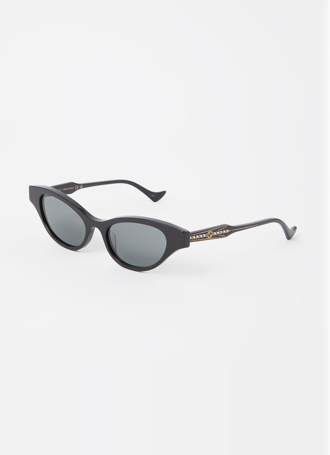 Gucci Cat Eye zonnebril GG1298S - voorkant zwart