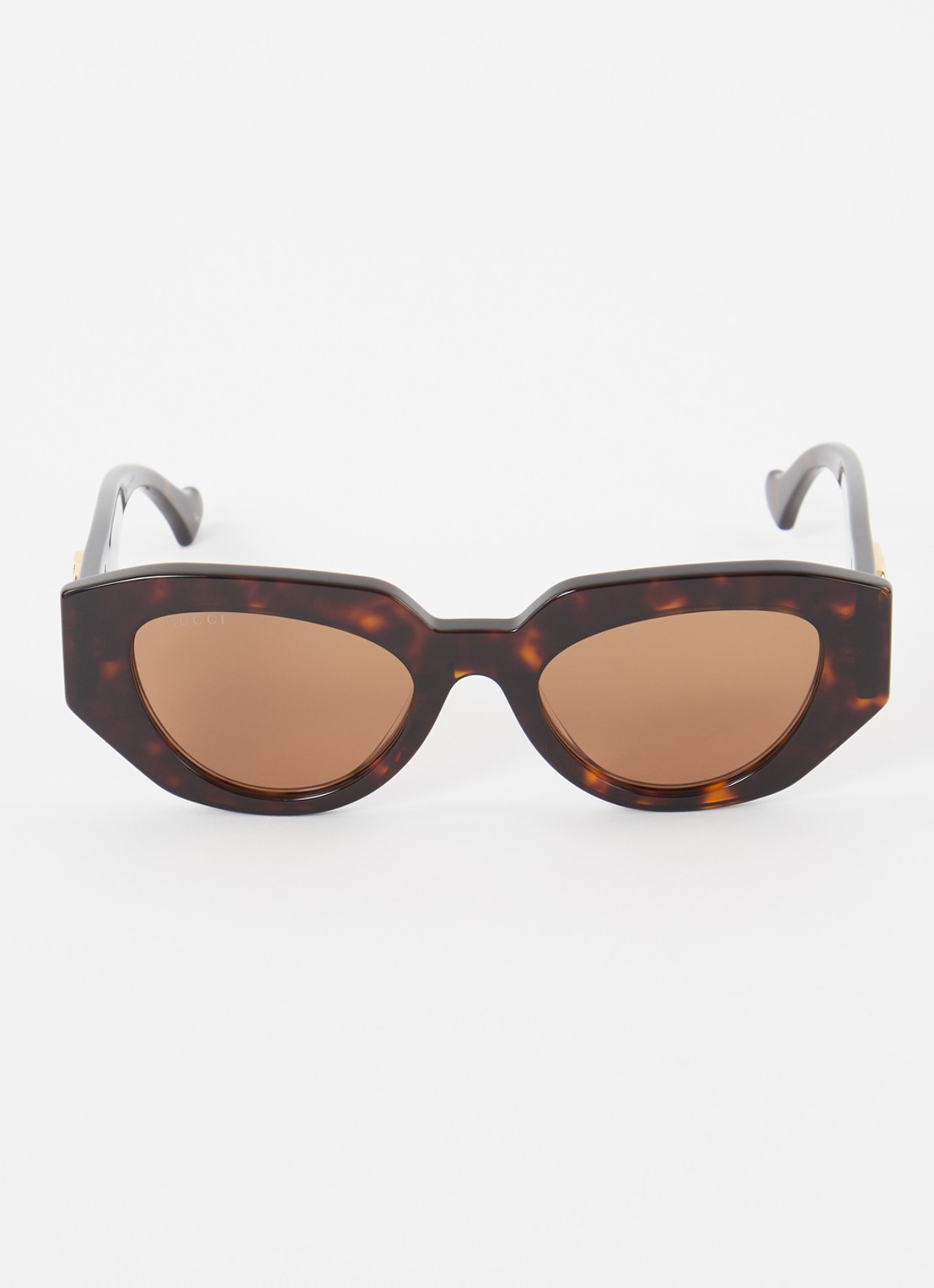 Gucci Cat Eye zonnebril GG1421S - detail 3 donkerbruin