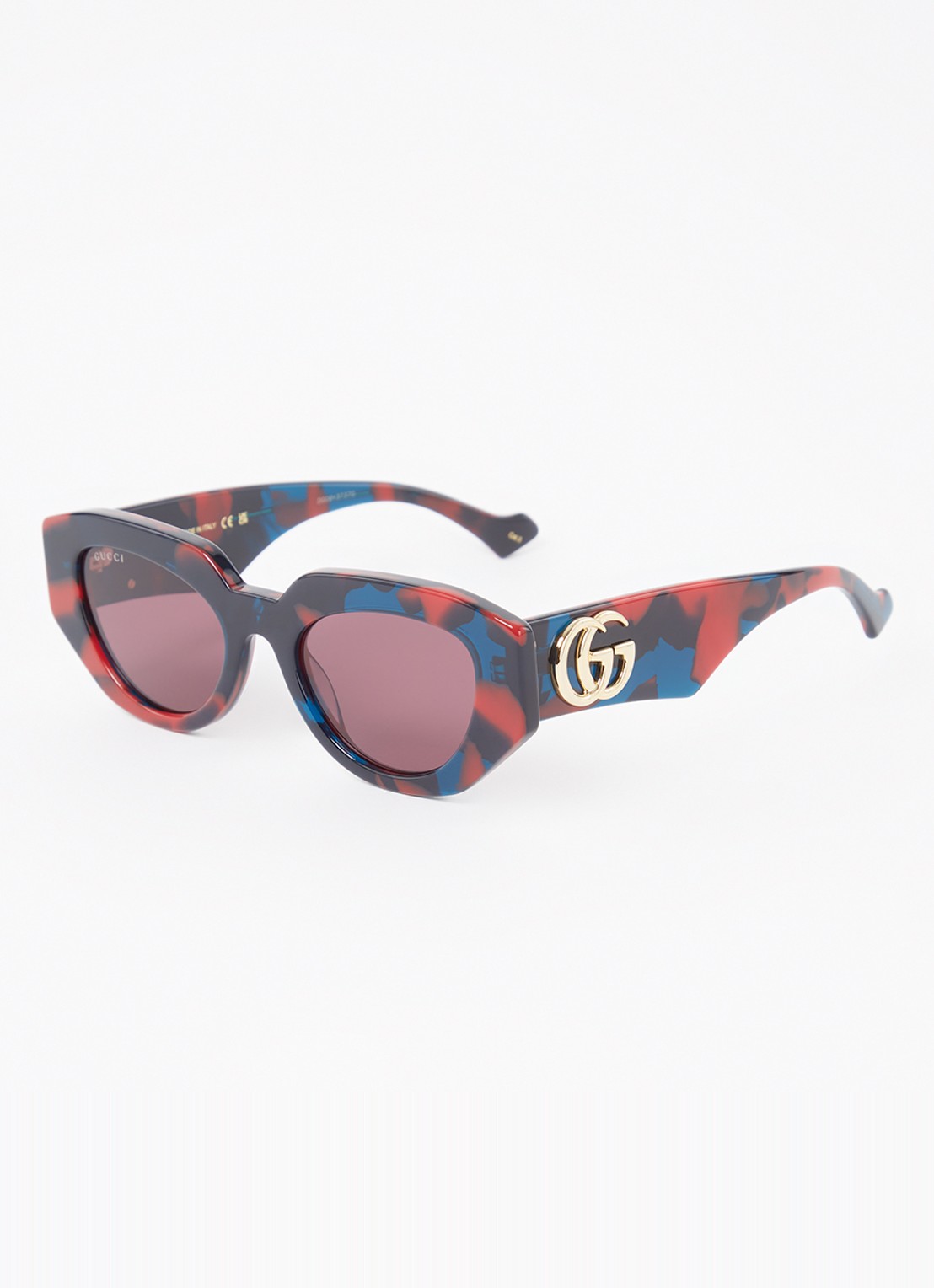Gucci Cat Eye zonnebril GG1421S - voorkant rood