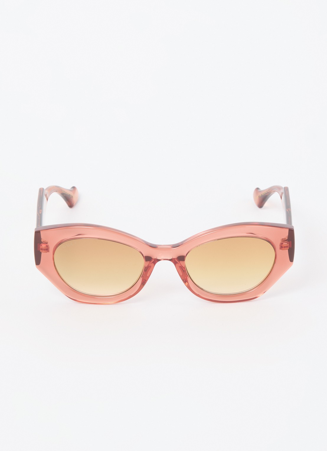 Gucci Cat Eye zonnebril GG1553S - detail 3 roestbruin