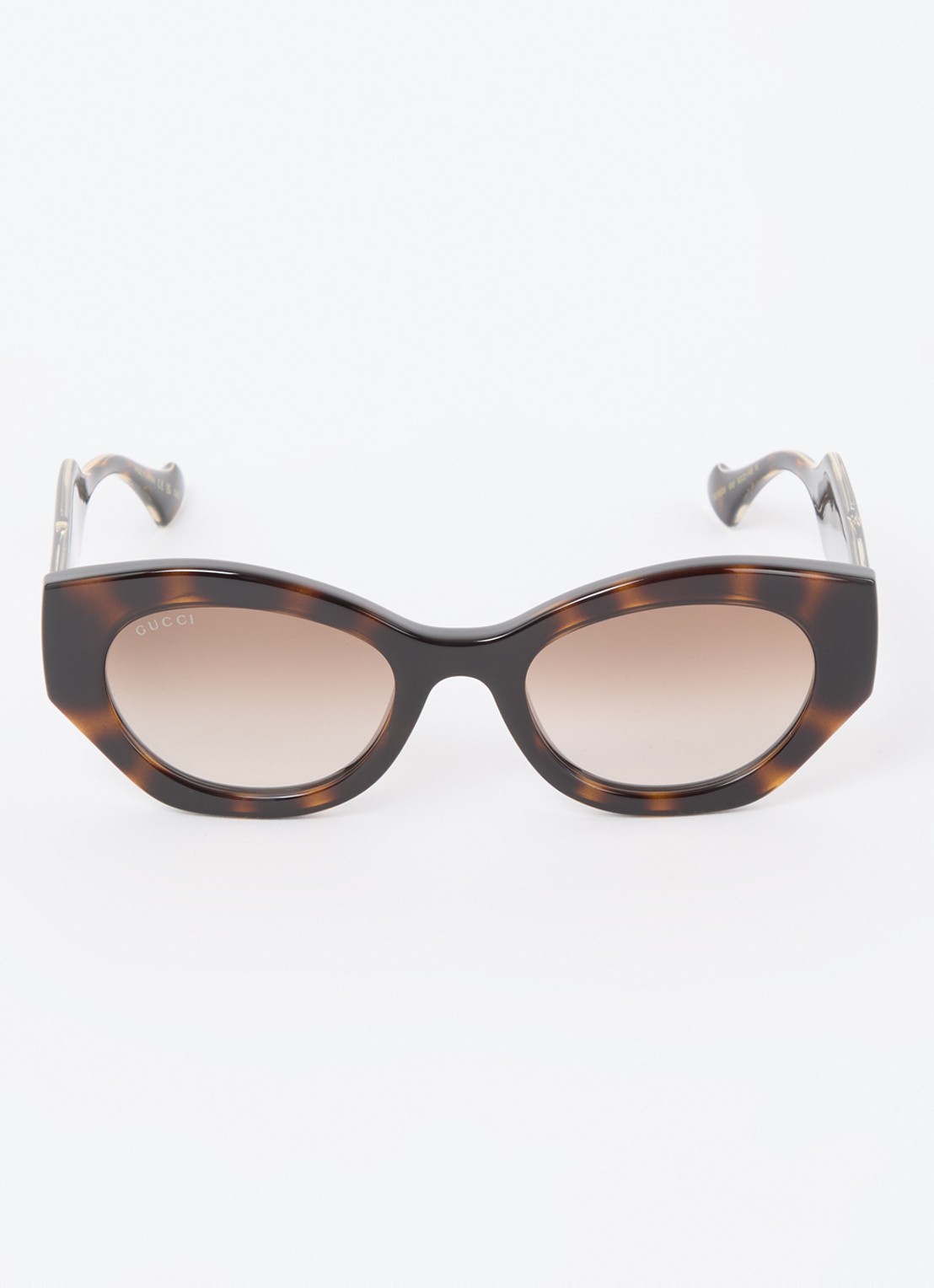 Gucci  Cat Eye zonnebril GG1553S - detail 3 hazelnootbruin