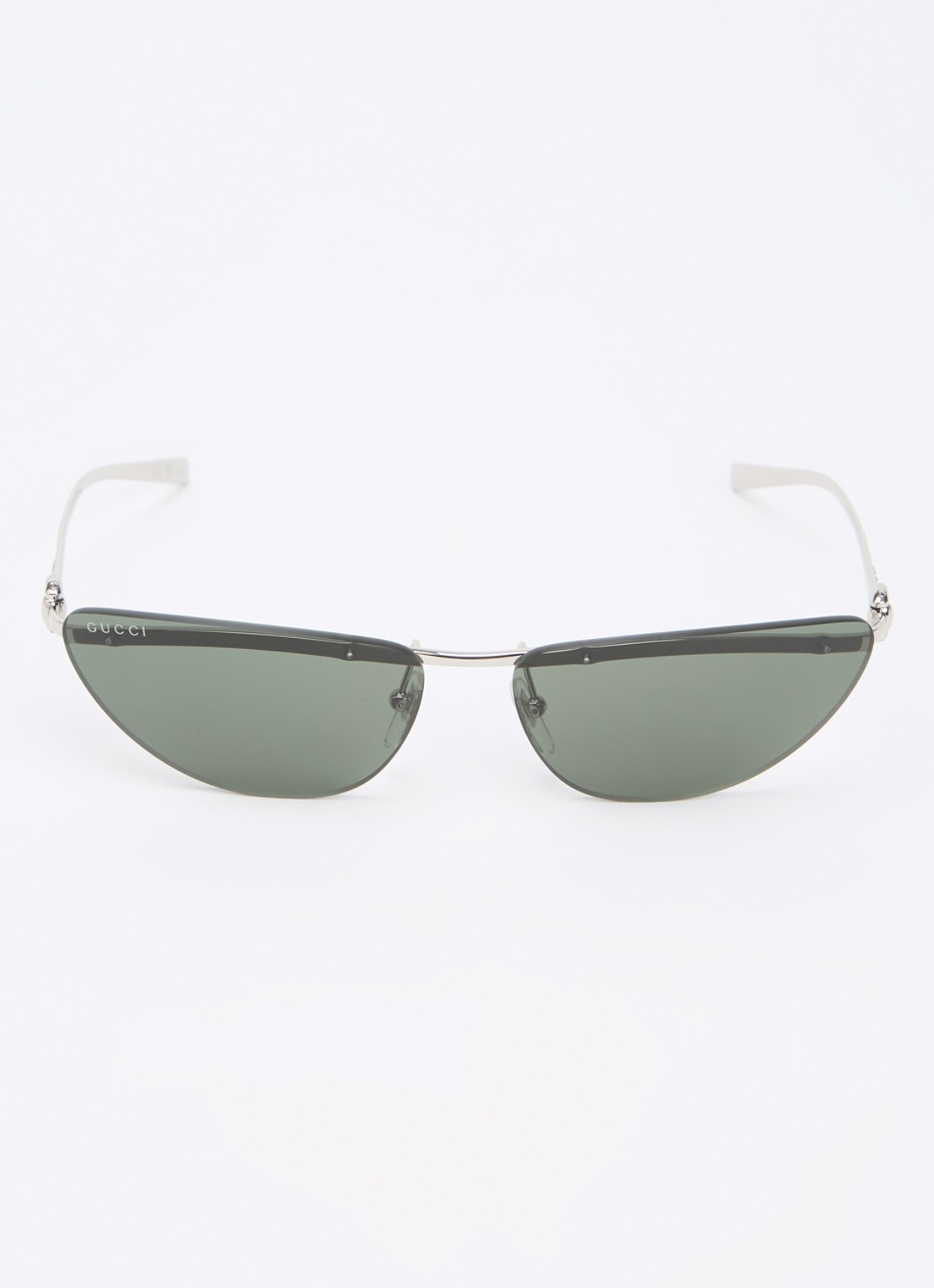 Gucci Cat Eye zonnebril GG1701S - detail 2 zilver
