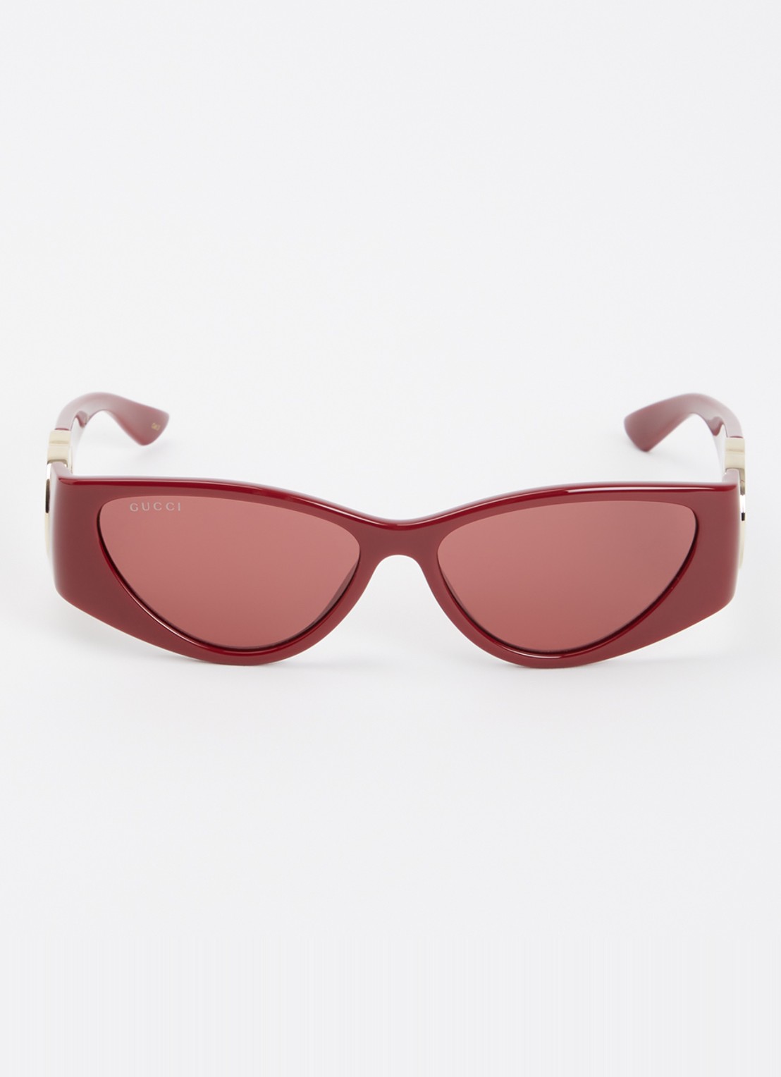 Gucci Cat Eye zonnebril GG1824S - detail bordeauxrood