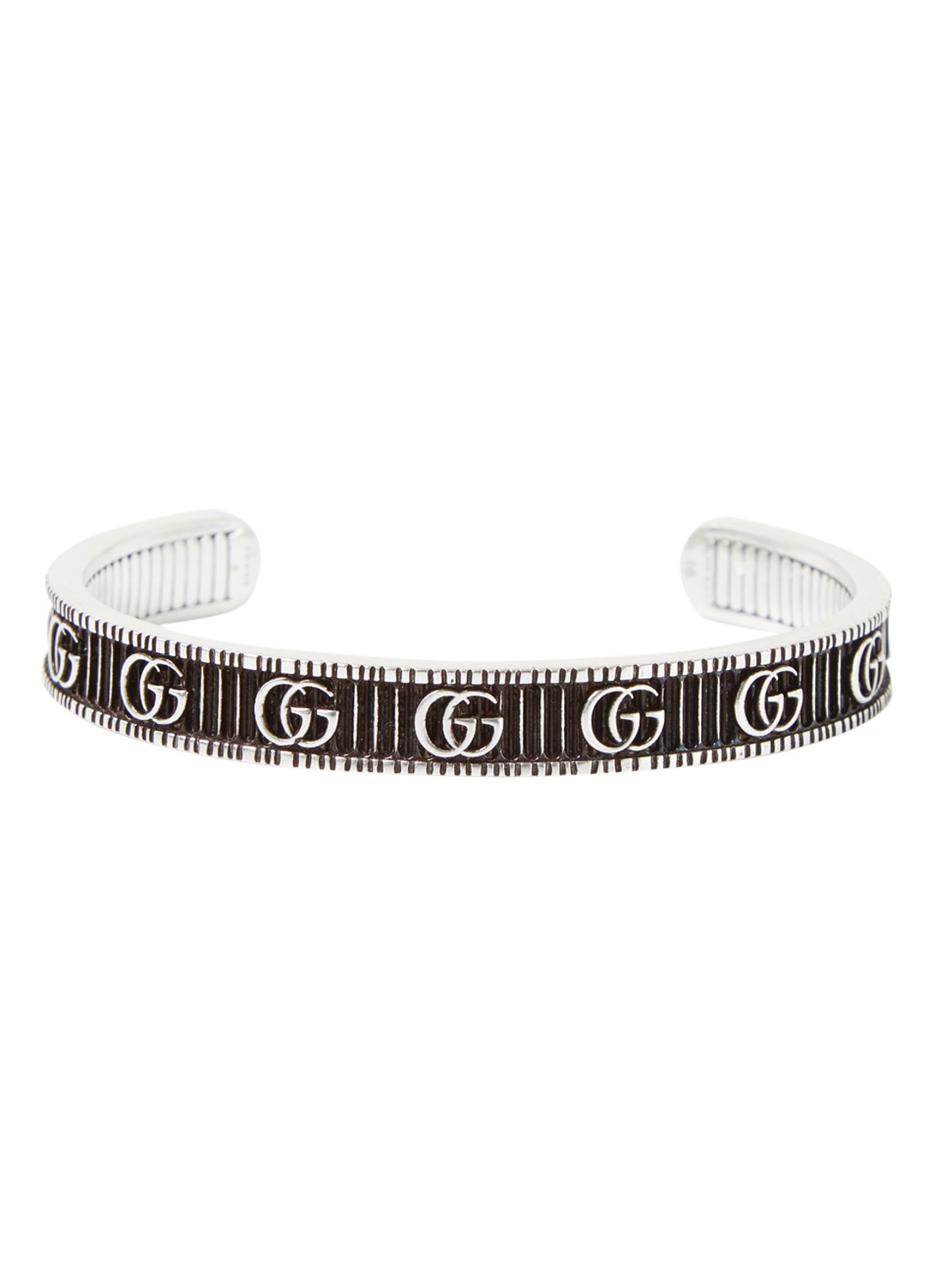 Gucci Double G armband sterling zilver - voorkant 2 zilver