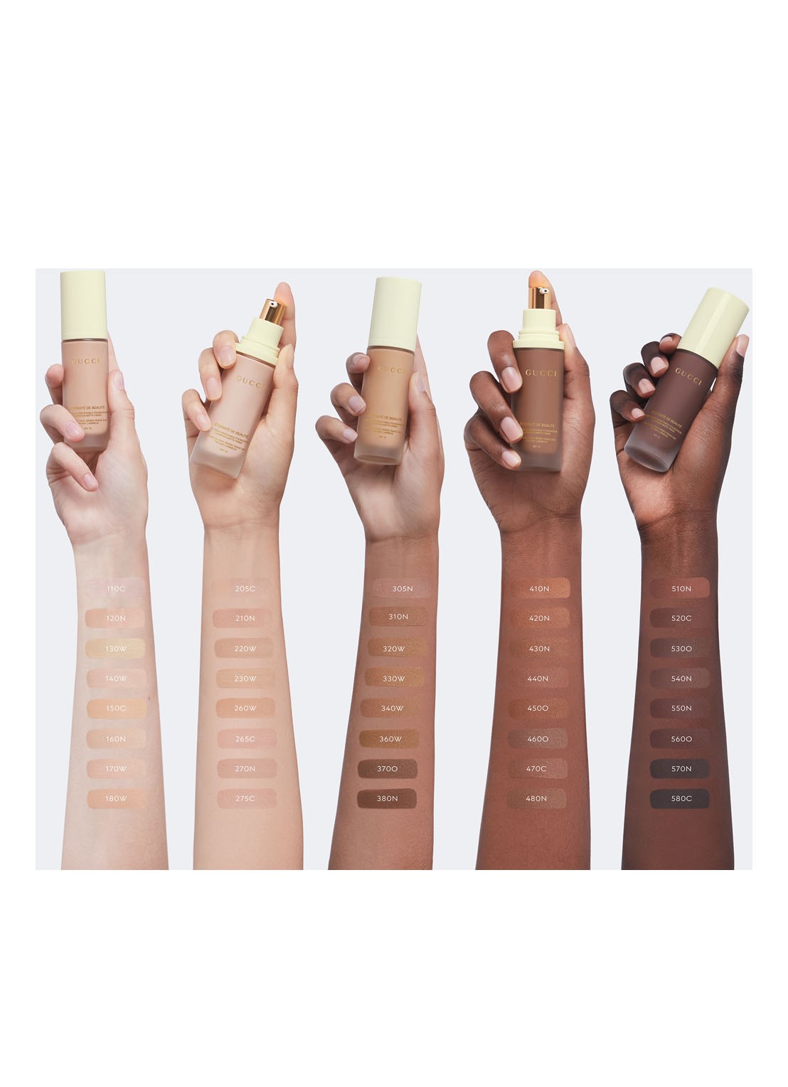 Gucci Eternité de Beauté - foundation SPF 15 - detail 7 370o - olive medium