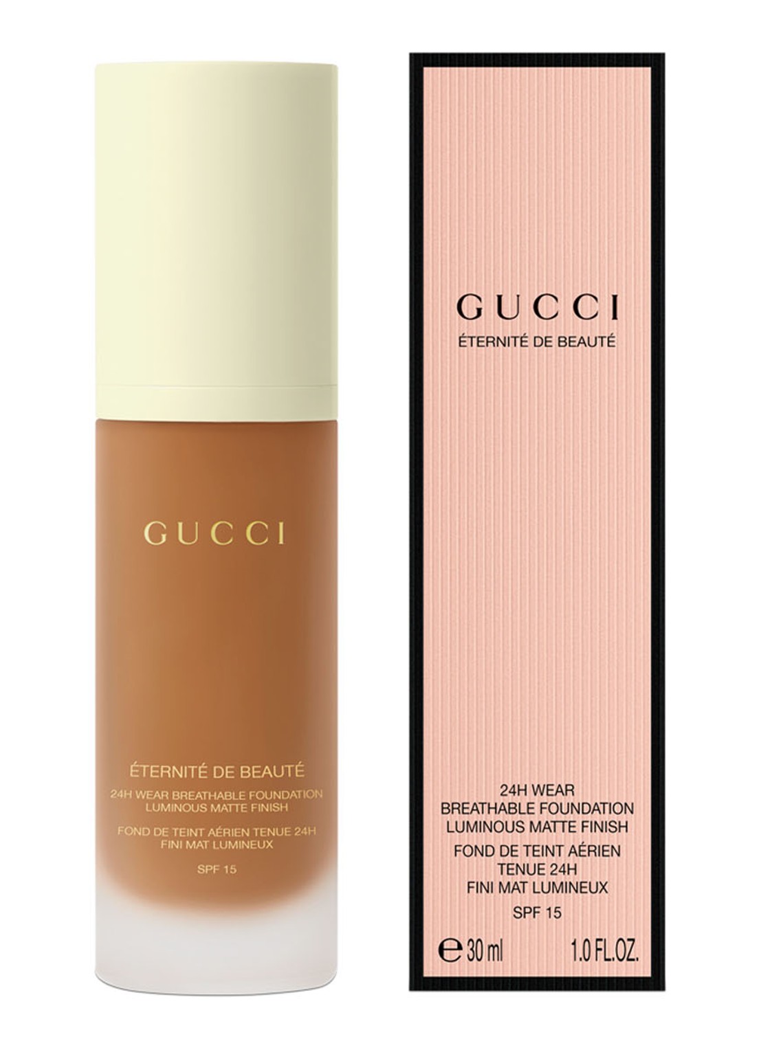 Gucci Eternité de Beauté - foundation SPF 15 - voorkant 2 370o - olive medium