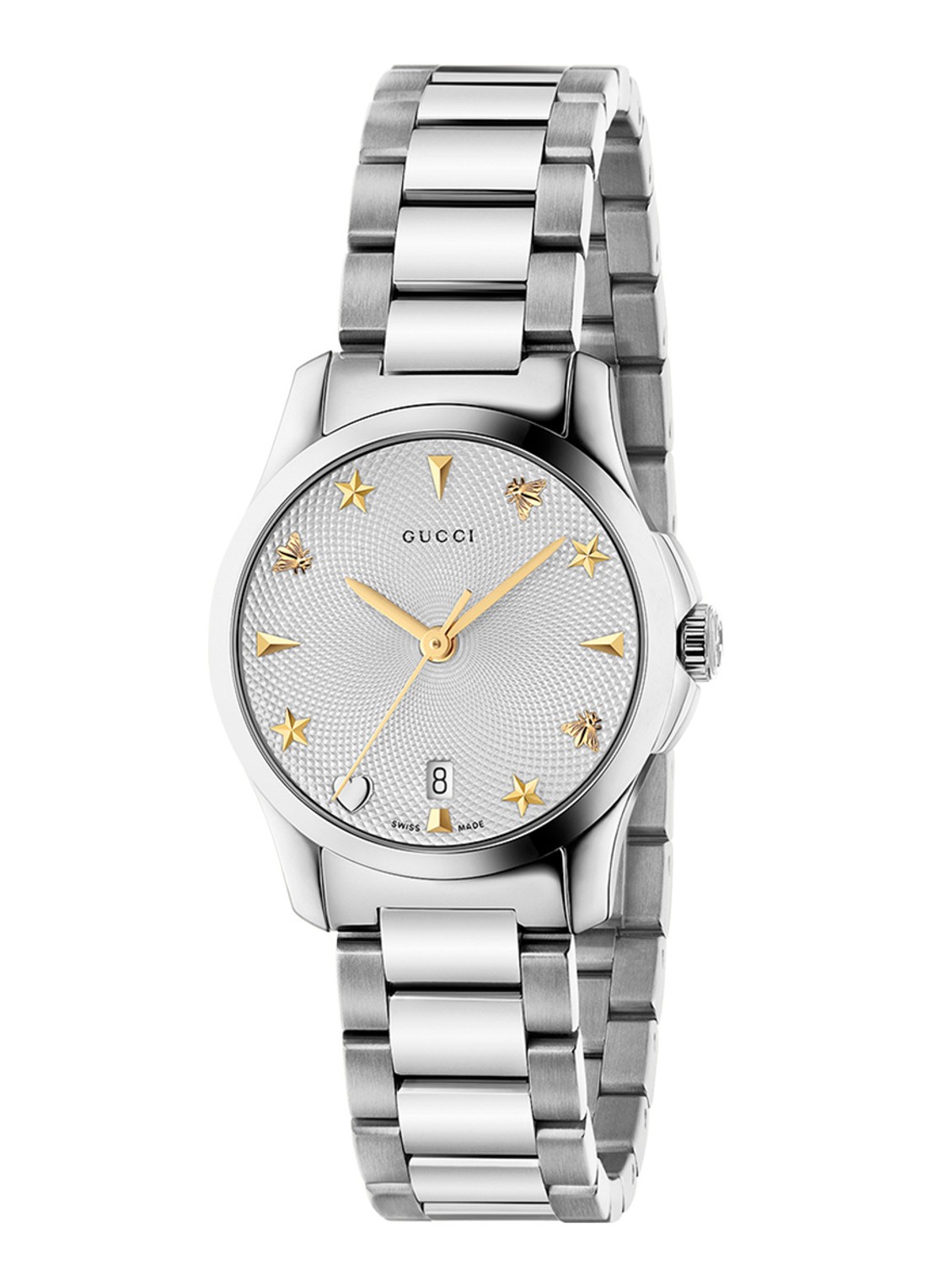 Gucci G-Timeless horloge YA126572 - voorkant 4 zilver