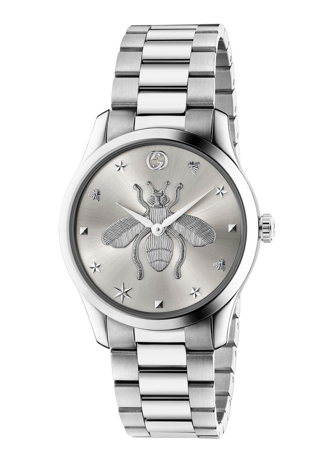 Gucci G-Timeless Iconic horloge YA1264126 - voorkant 3 zilver