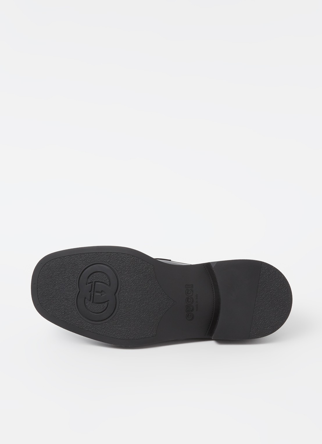 Gucci Genk loafer van leer  - detail 5 zwart