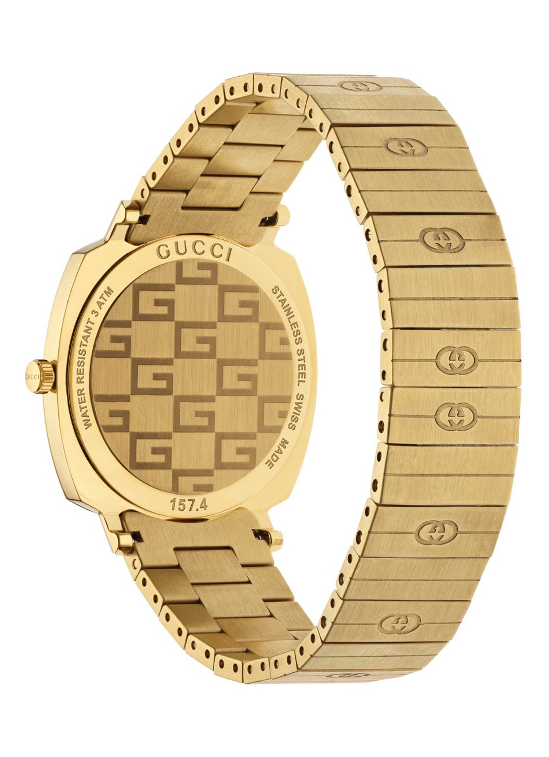 Gucci Grip horloge YA157403 - achterkant 3 goud