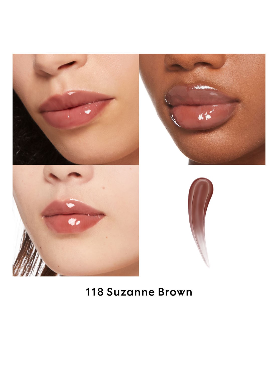Gucci Gucci Gloss à Lèvres - plumping lipgloss - detail 4 118 suzanne brown