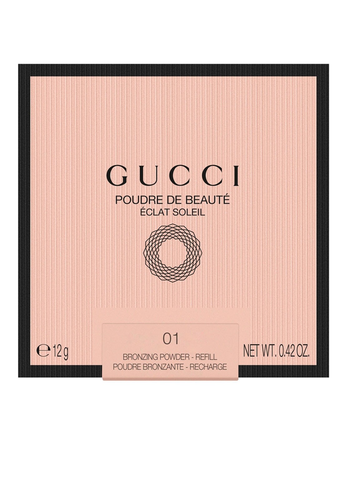 Gucci Gucci Poudre de Beauté Mat Naturel - gezichtspoeder navulling - voorkant 7 01 fair