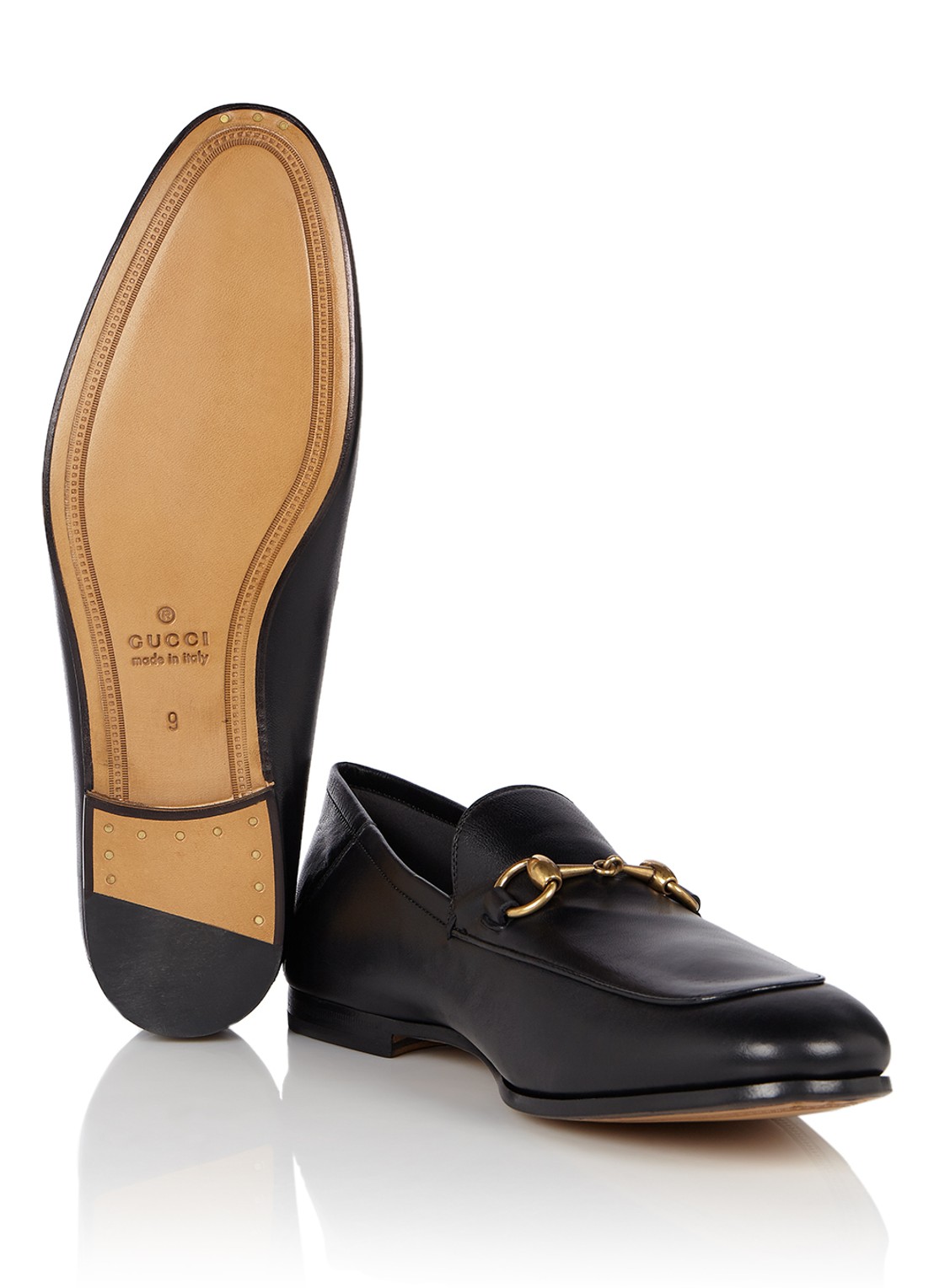 Gucci Horsebit loafer van leer - detail 5 zwart