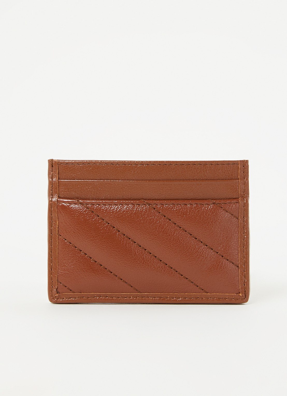 Gucci Marmont pasjeshouder van quilted leer - detail bruin