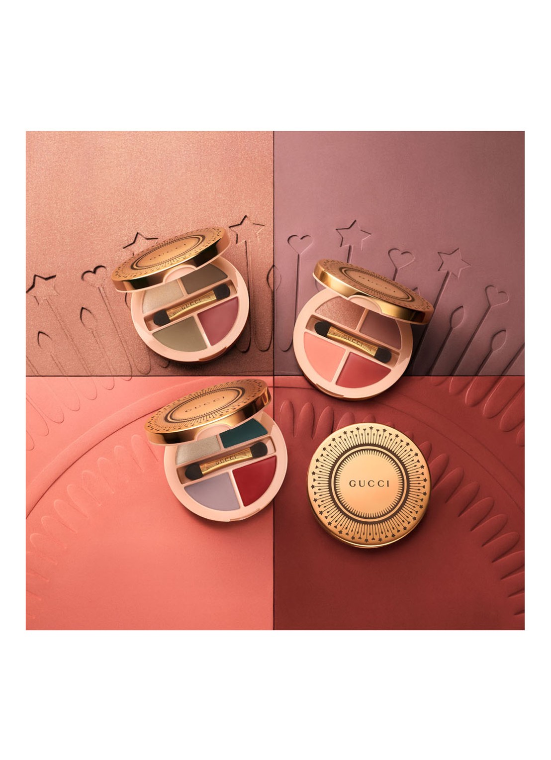 Gucci Palette de Beauté Quatuor - oogschaduw palette - detail 5 02 - rosa nitida