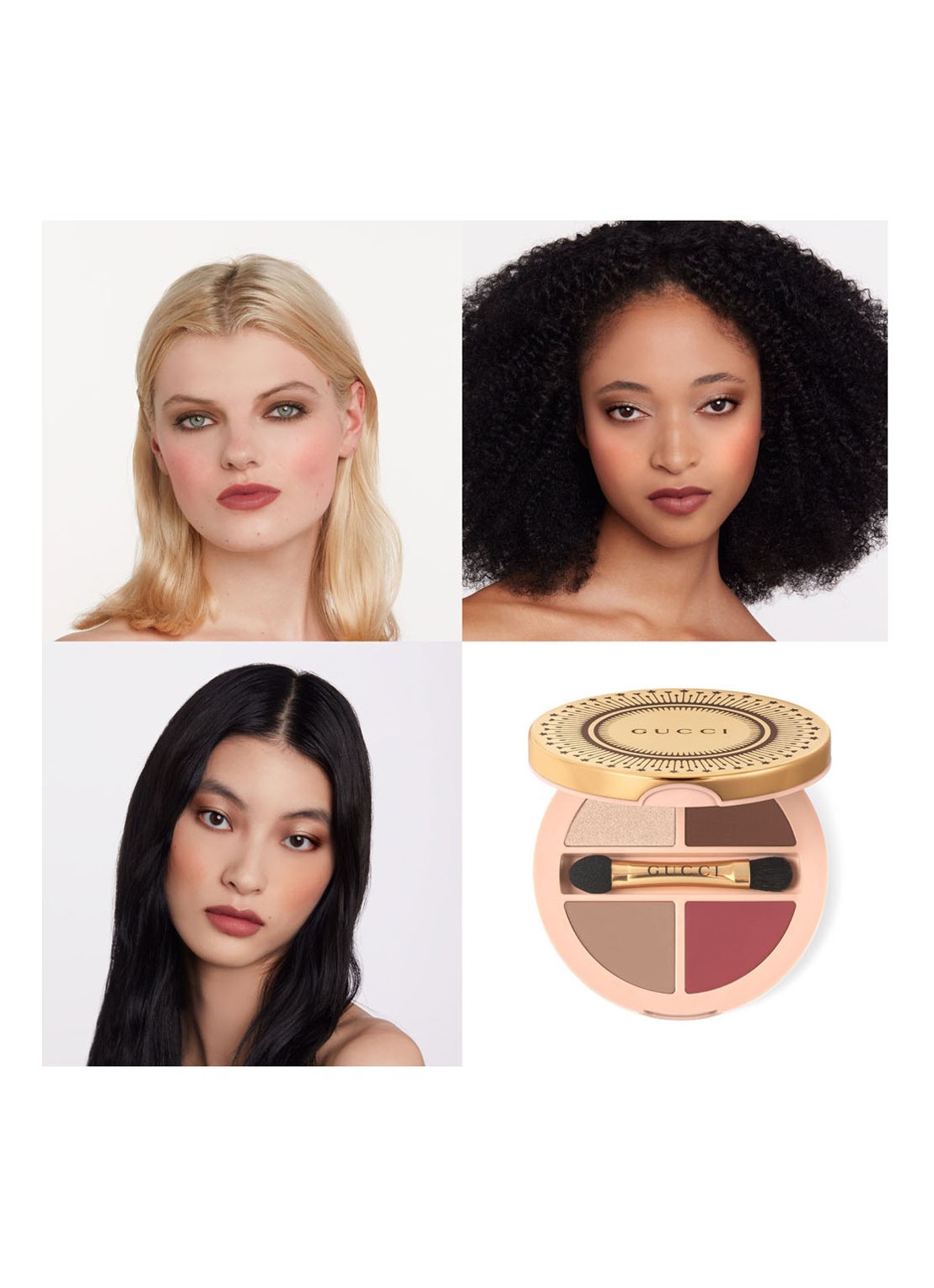Gucci Palette de Beauté Quatuor - oogschaduw palette - detail 4 01 - summerina brown