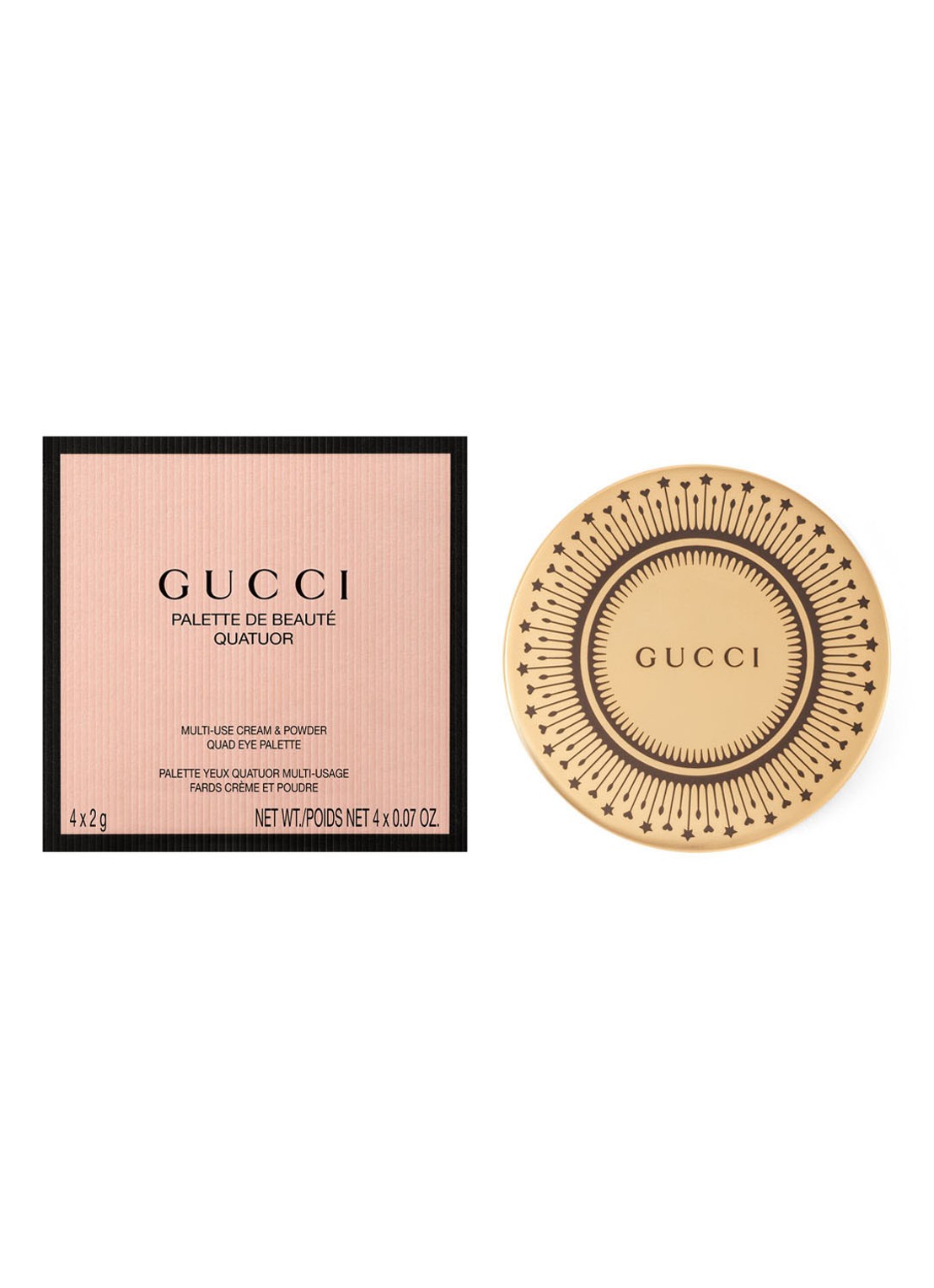Gucci Palette de Beauté Quatuor - oogschaduw palette - voorkant 7 03 - wild bouquet