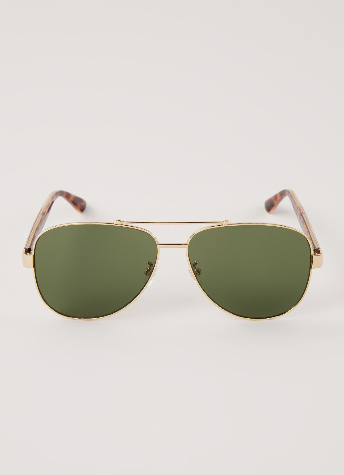 Gucci Piloten zonnebril GG0528S - voorkant 2 goud