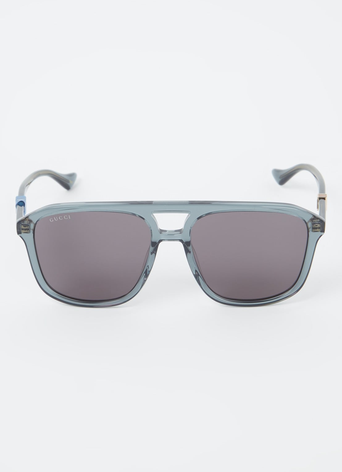 Gucci Piloten zonnebril GG1494S - detail 3 petrol