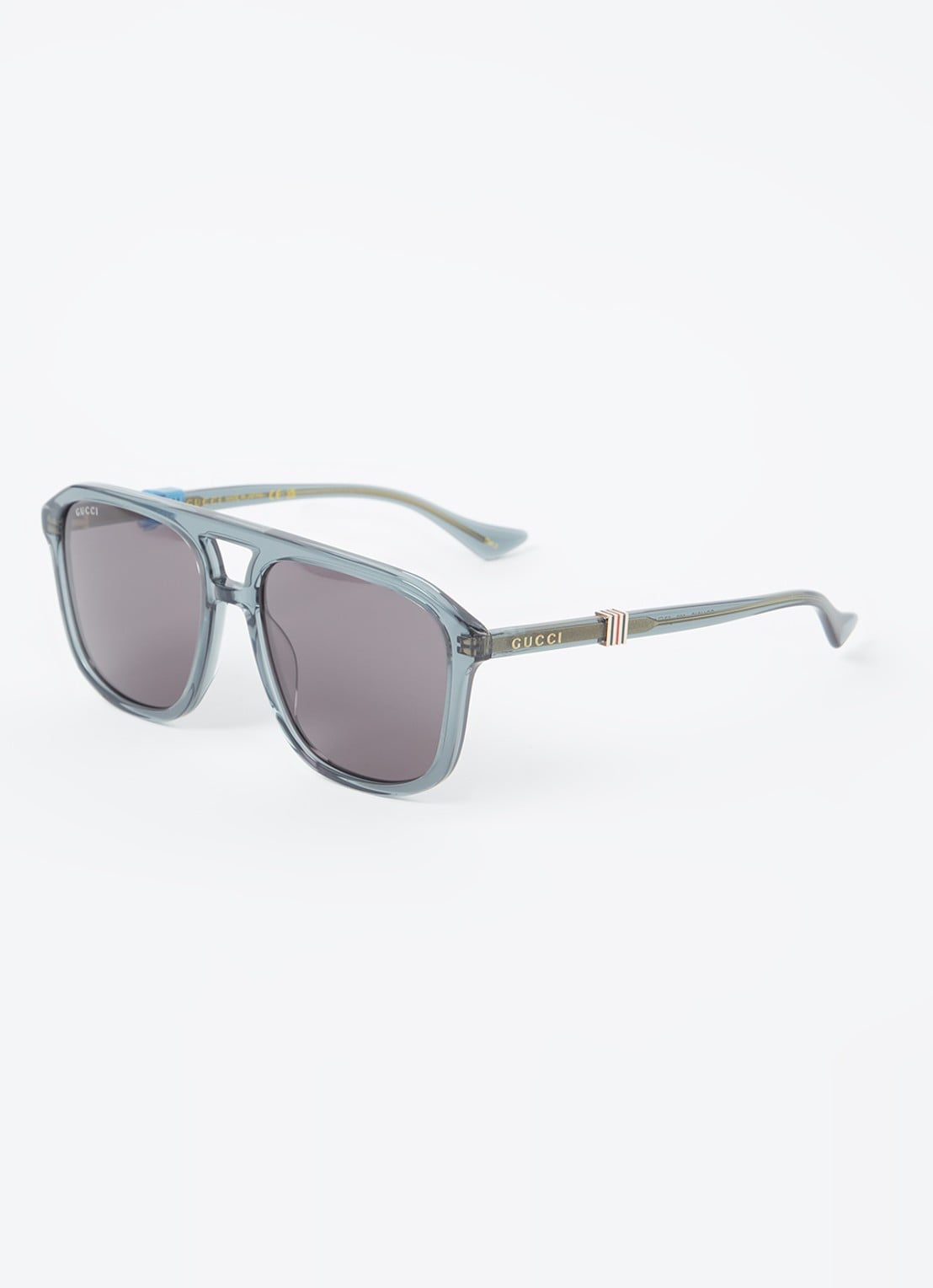 Gucci Piloten zonnebril GG1494S - voorkant petrol