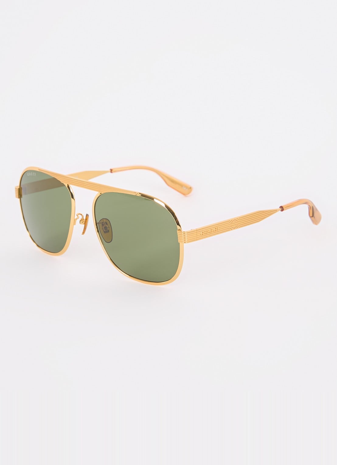 Gucci Piloten zonnebril GG1514S - voorkant goud