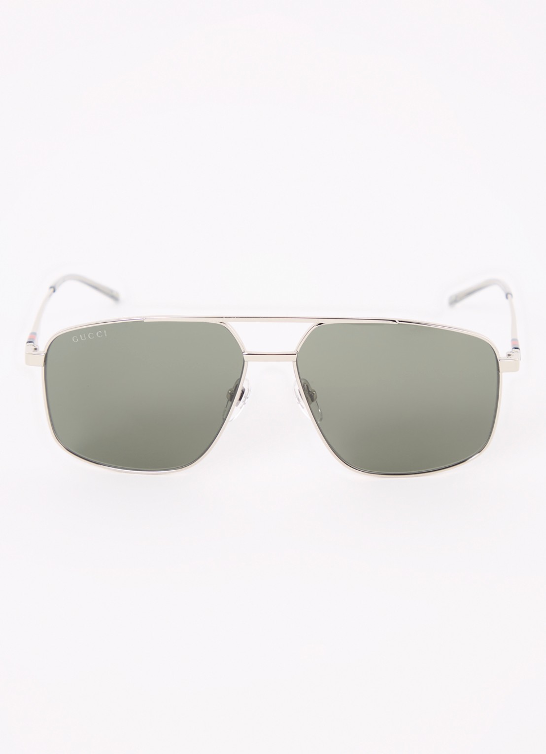 Gucci Piloten zonnebril GG1676S - detail zilver