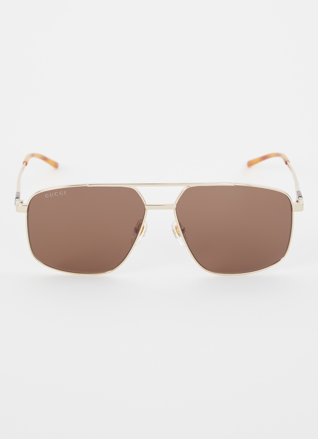 Gucci Piloten zonnebril GG1676S - detail goud