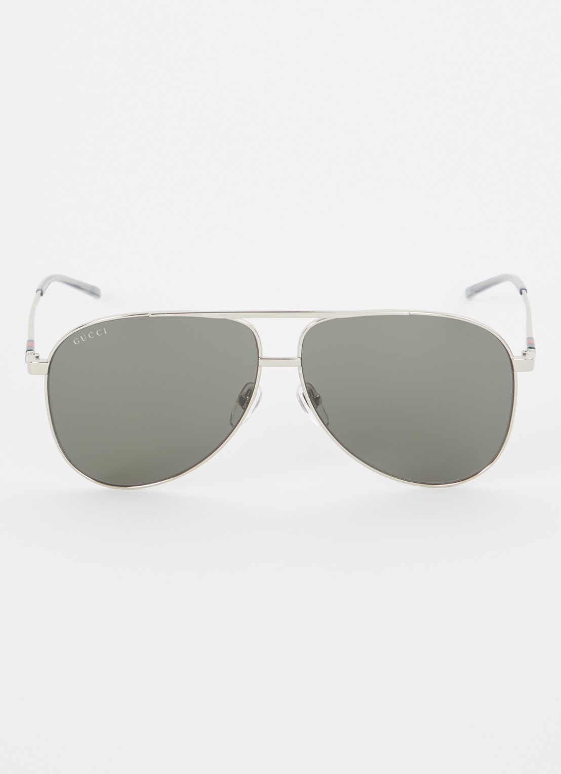 Gucci Piloten zonnebril GG1677S - detail zilver