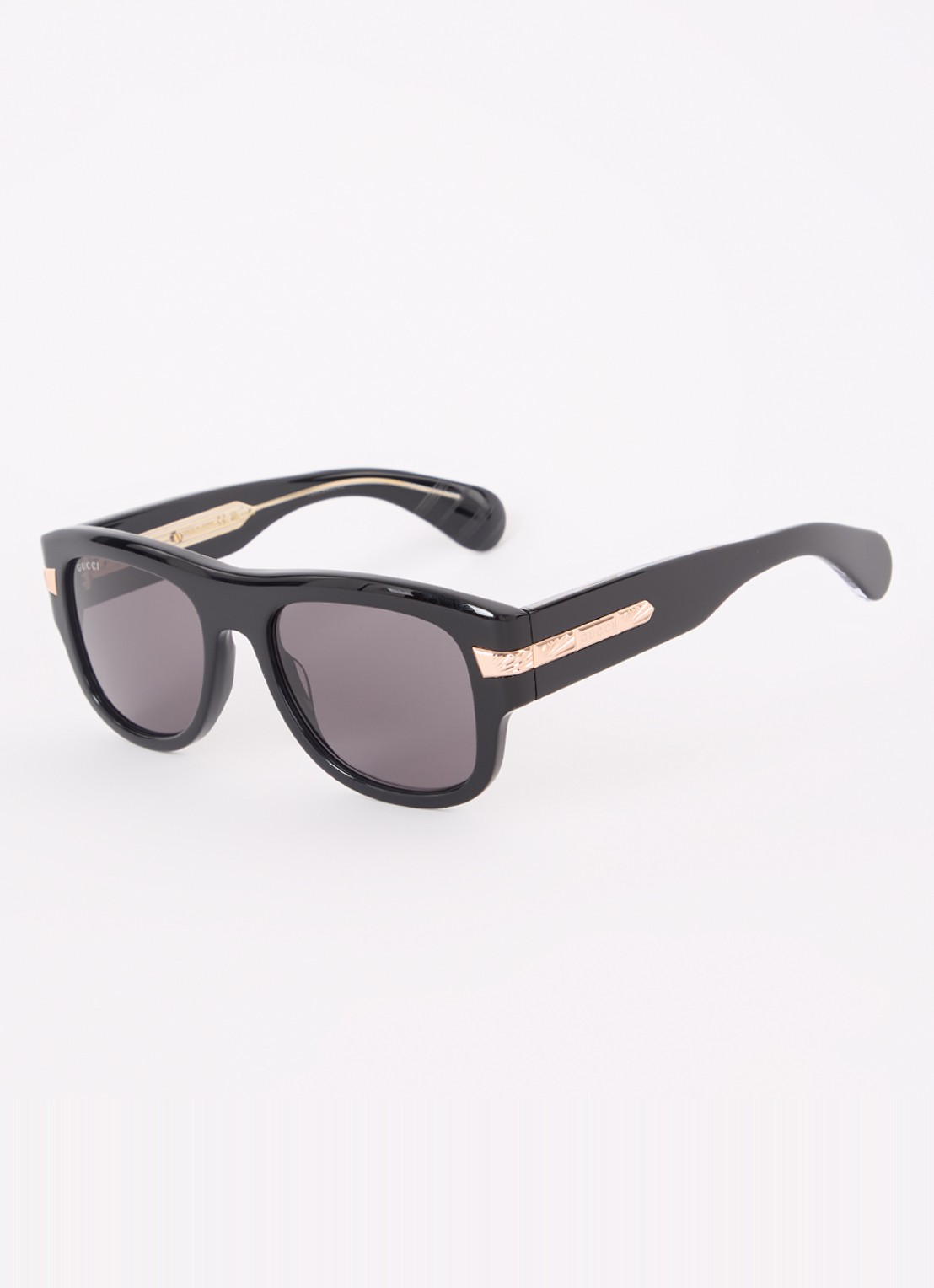 Gucci Retro zonnebril GC002208 - voorkant 3 zwart